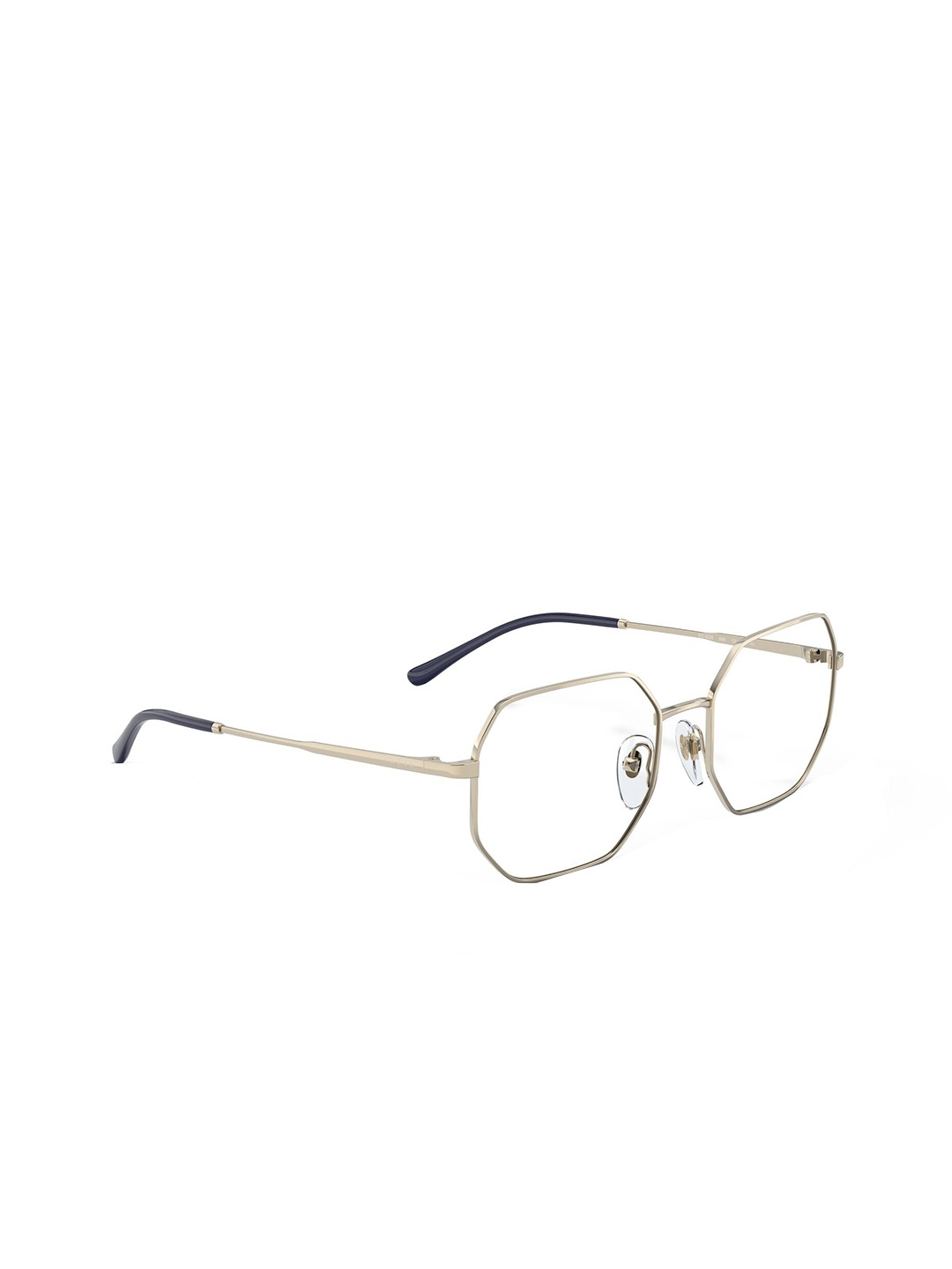 

vogue Women Rimless Oversized Frames, Gold