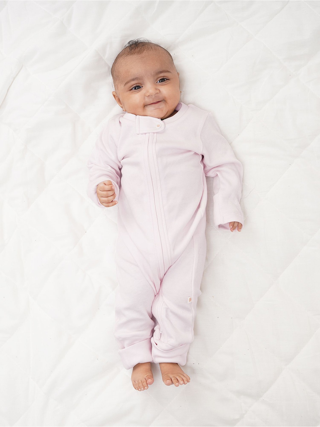 

GREENDIGO Unisex Kids Sleepsuit, Pink