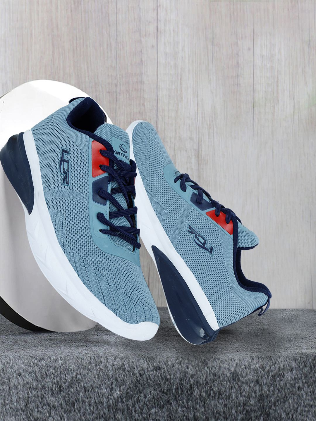 

Lancer Men Textile Running Shoes, Blue