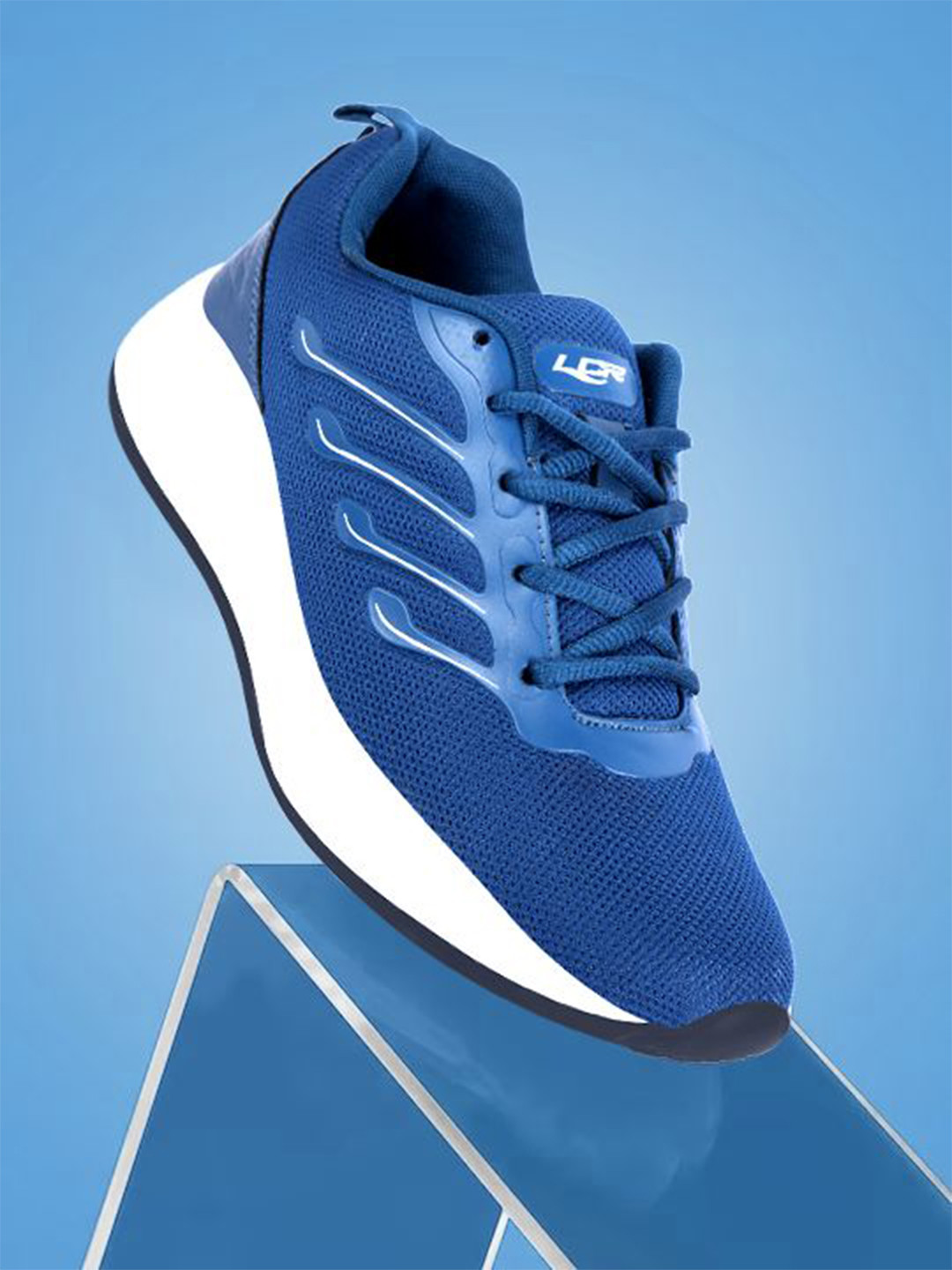 

Lancer Men Mesh Running Shoes, Blue