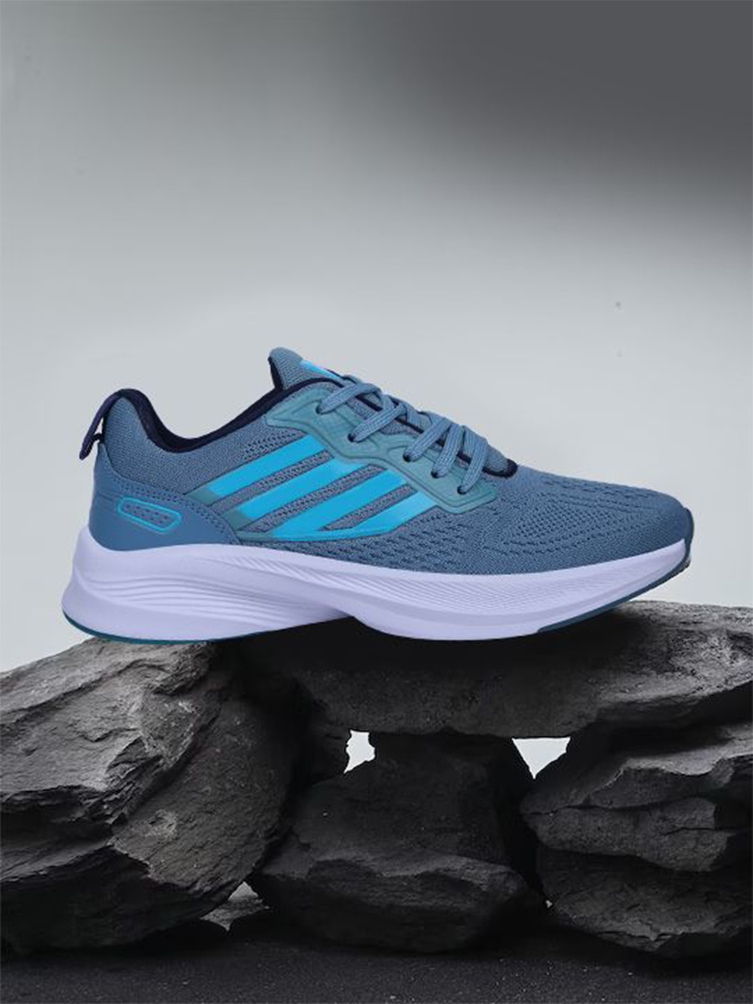 

Lancer Men Textile Walking Shoes, Blue