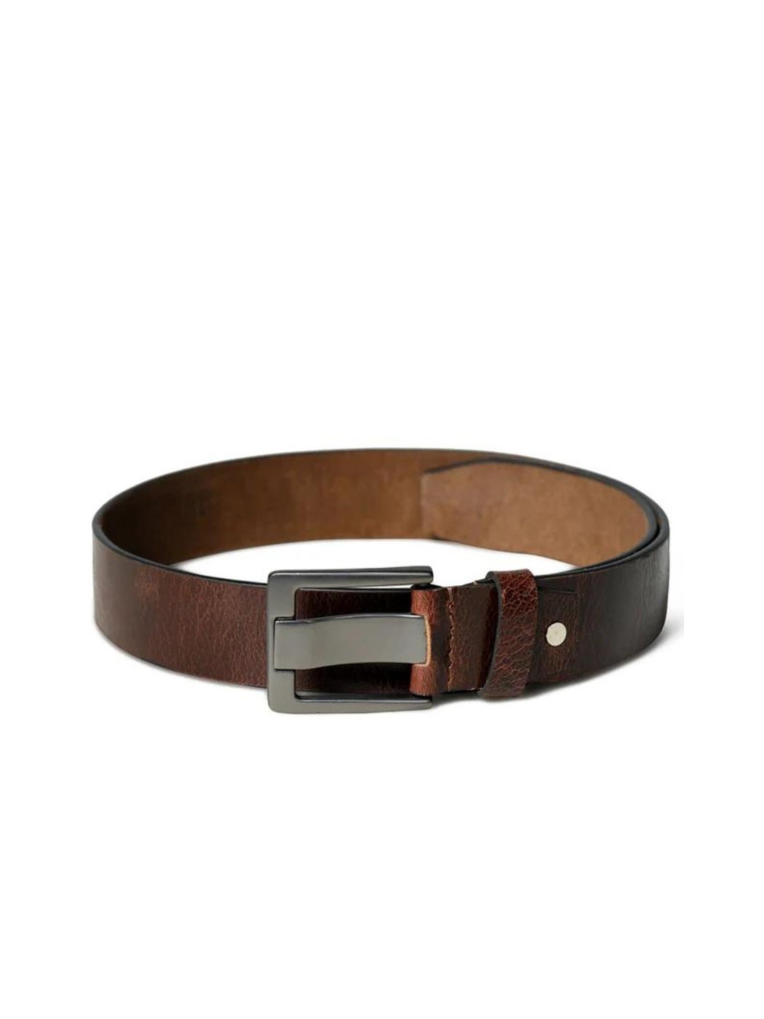 

MaheTri Men Solid Tang Leather Formal Belt, Brown