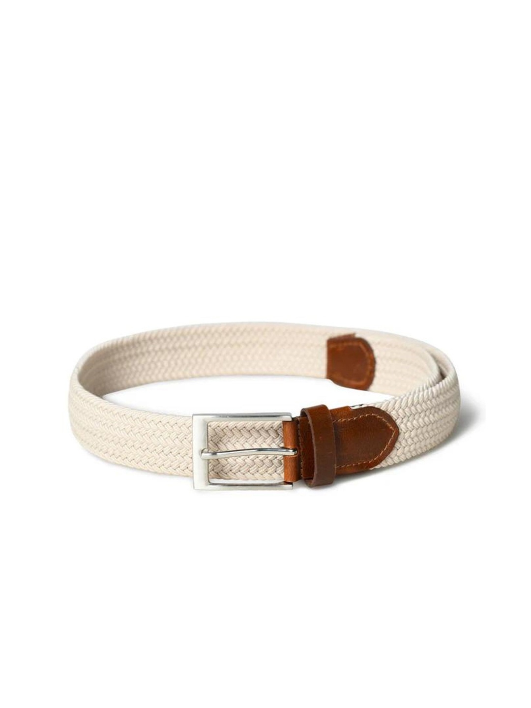 

MaheTri Men Belt, Cream