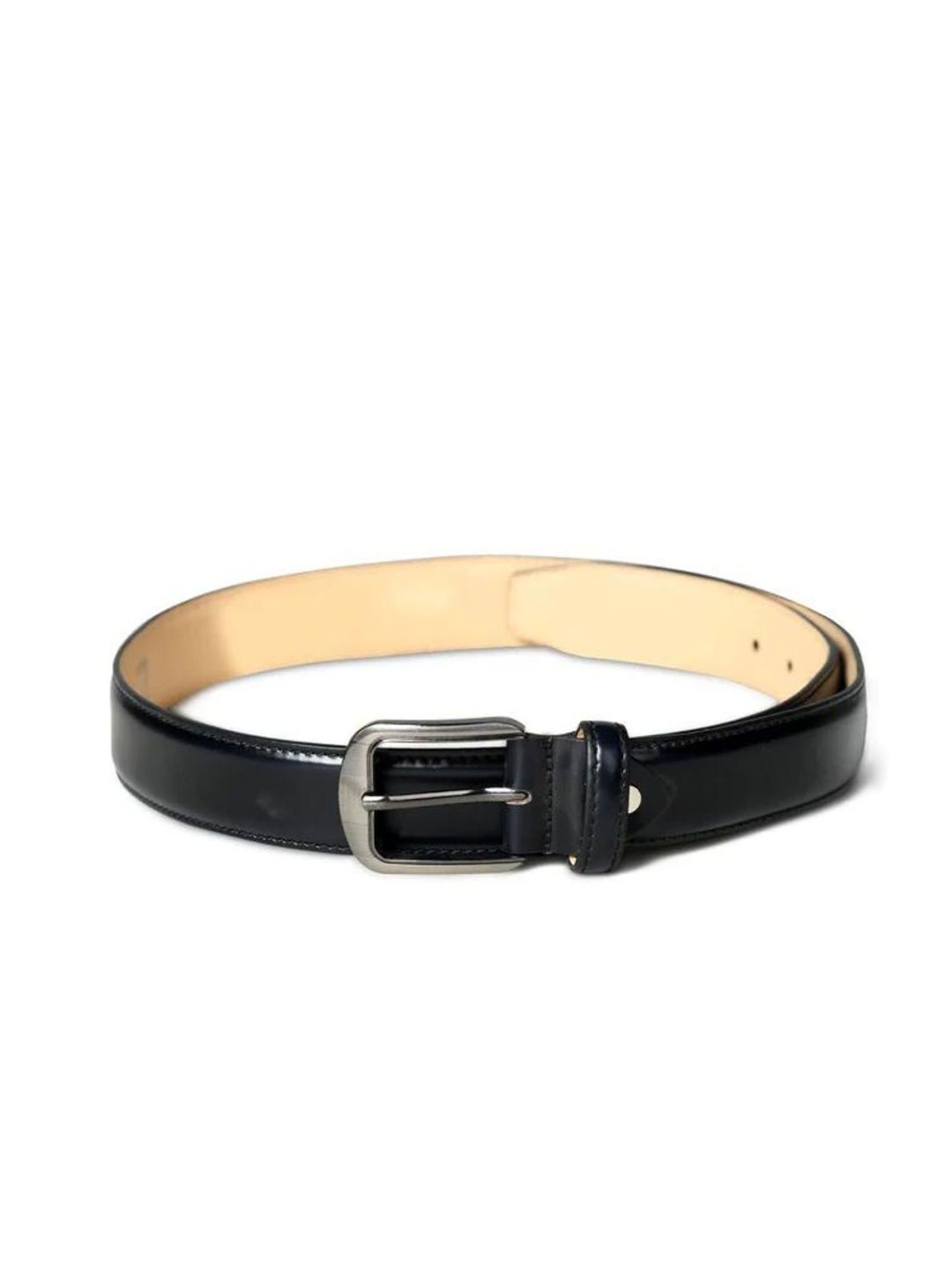 

MaheTri Men Tang Solid Leather Formal Belt, Black