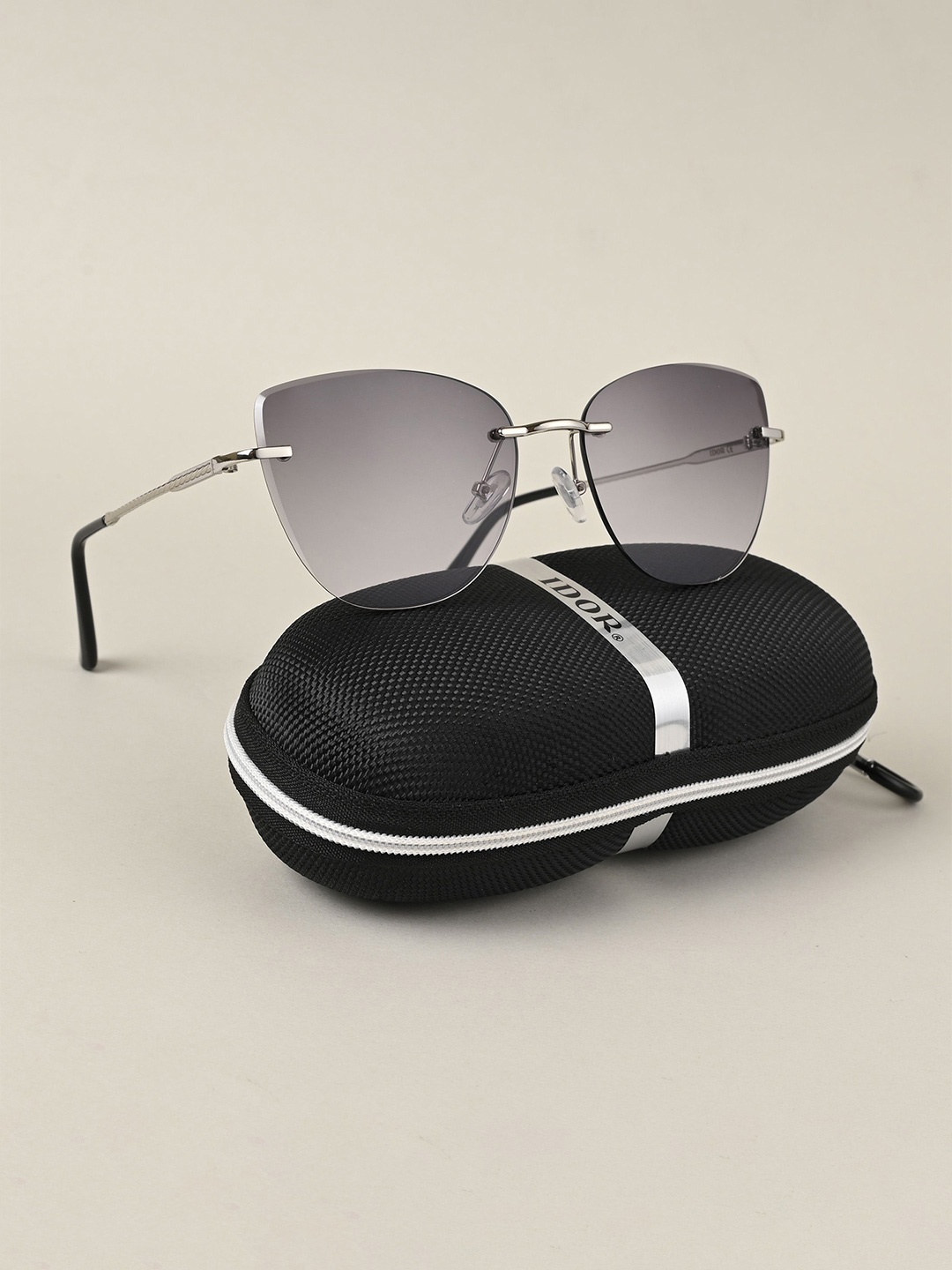 

IDOR Unisex Cateye Sunglasses with UV Protected Lens, Blue
