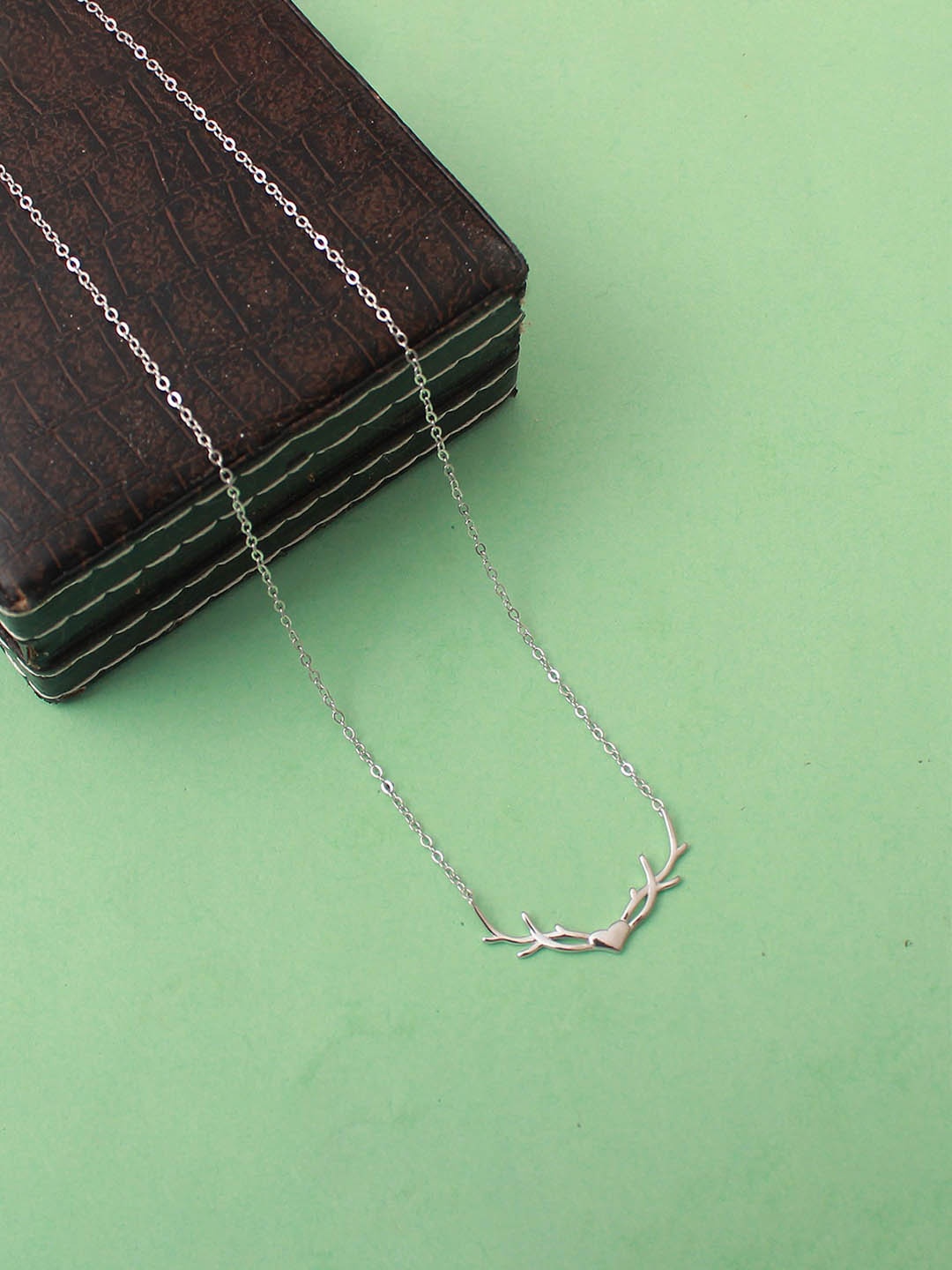 

Mirana Rhodium Plated Alen 925 Pure Silver Designer Pendant
