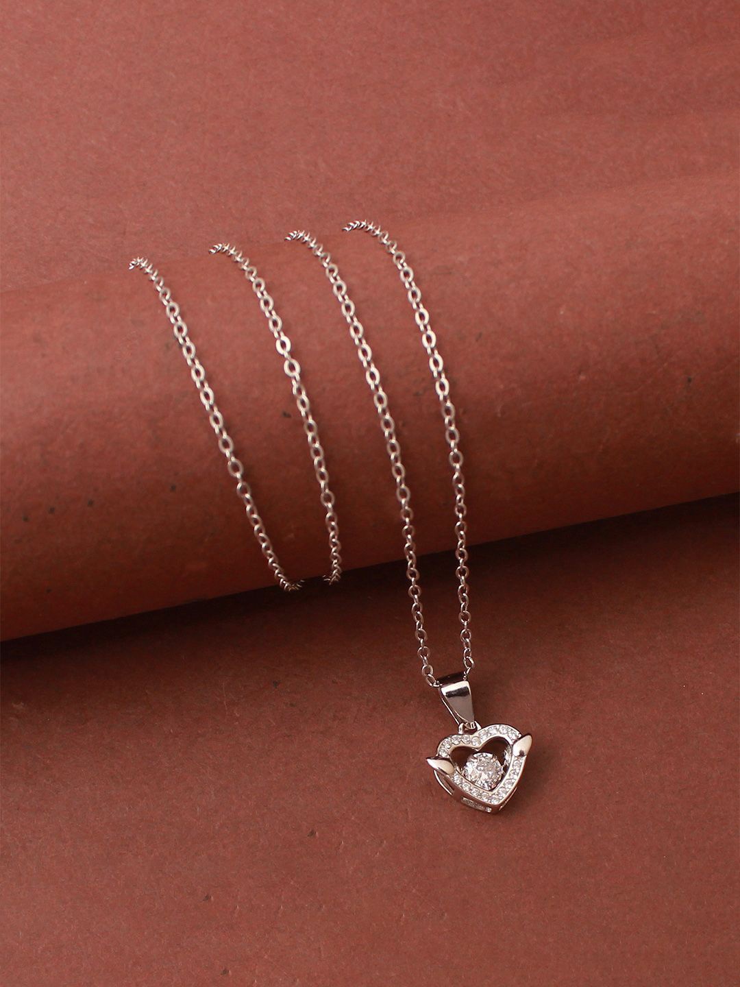

Mirana Rhodium Plated Ira 925 Pure Silver Designer Pendant