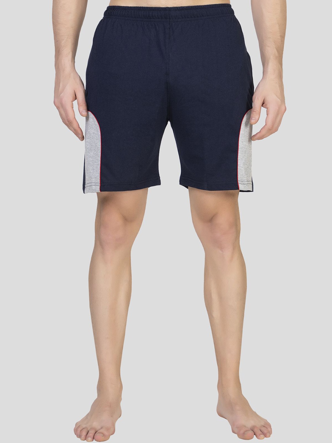 

ZEFFIT Men Running Sports Shorts, Navy blue