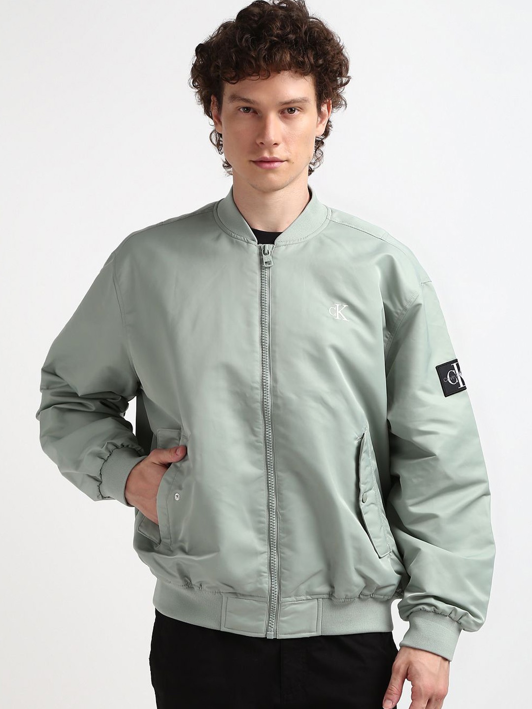 

Calvin Klein Men Sporty Jacket, Green