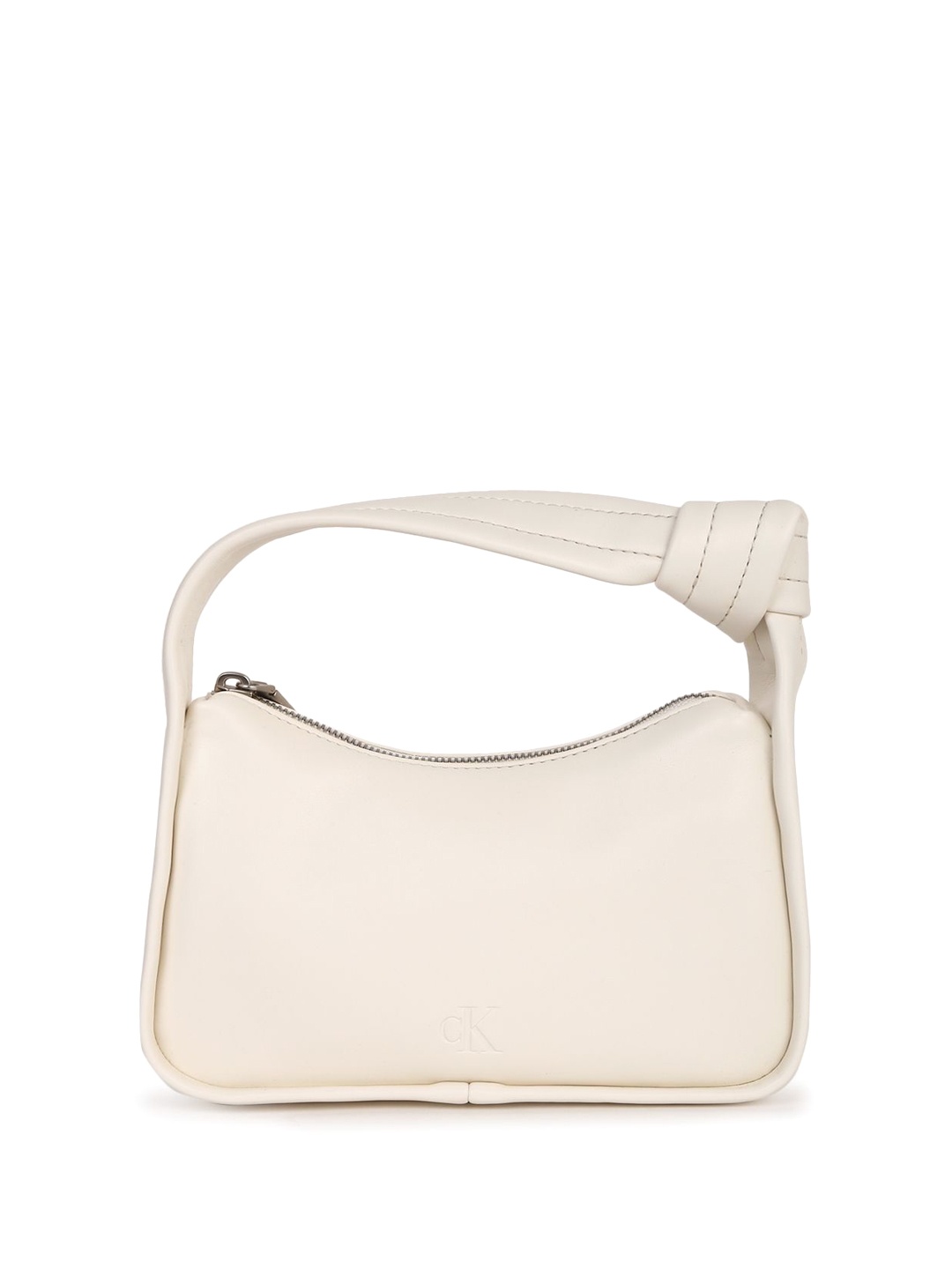 

Calvin Klein PU Structured Hobo Bag, Beige