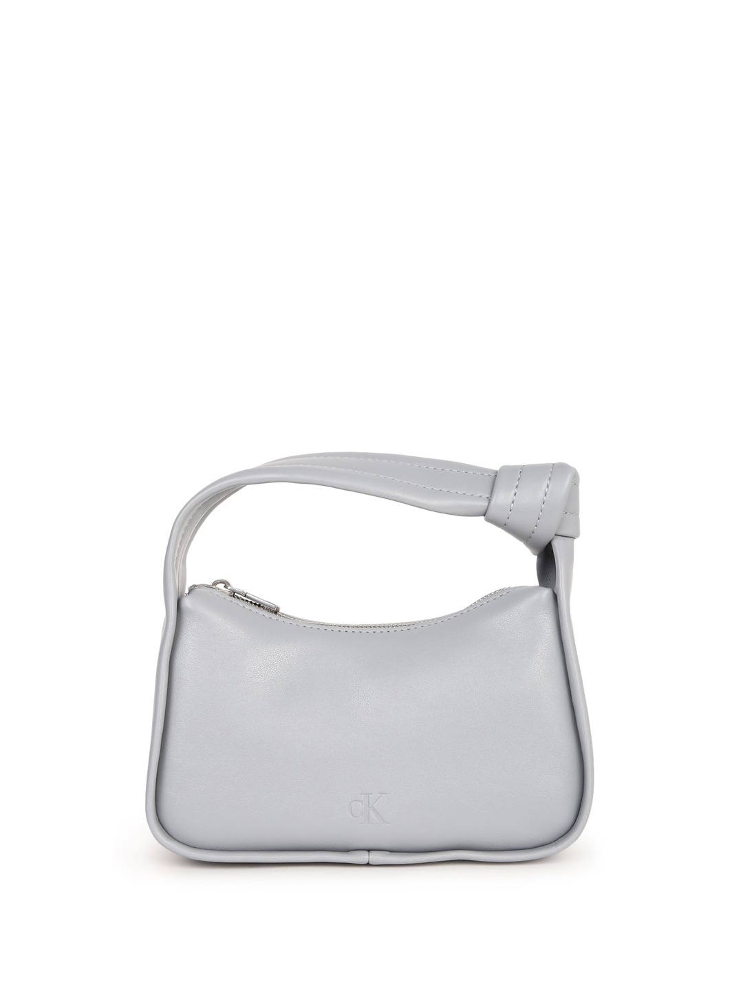 

Calvin Klein PU Swagger Hobo Bag with Tasselled, Grey