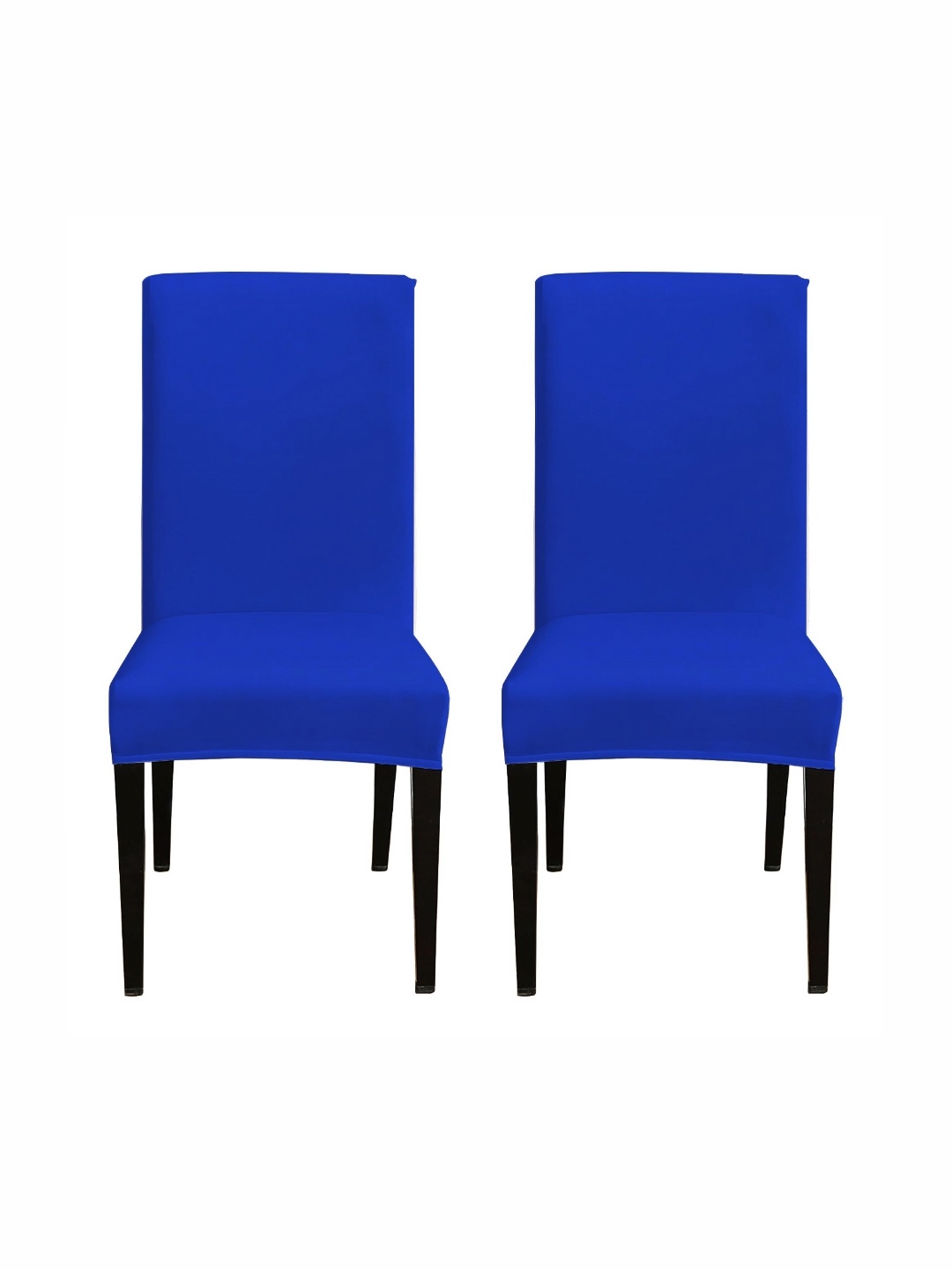 

Eleganta Set Of 2 Stretchable Chair Cover, Blue