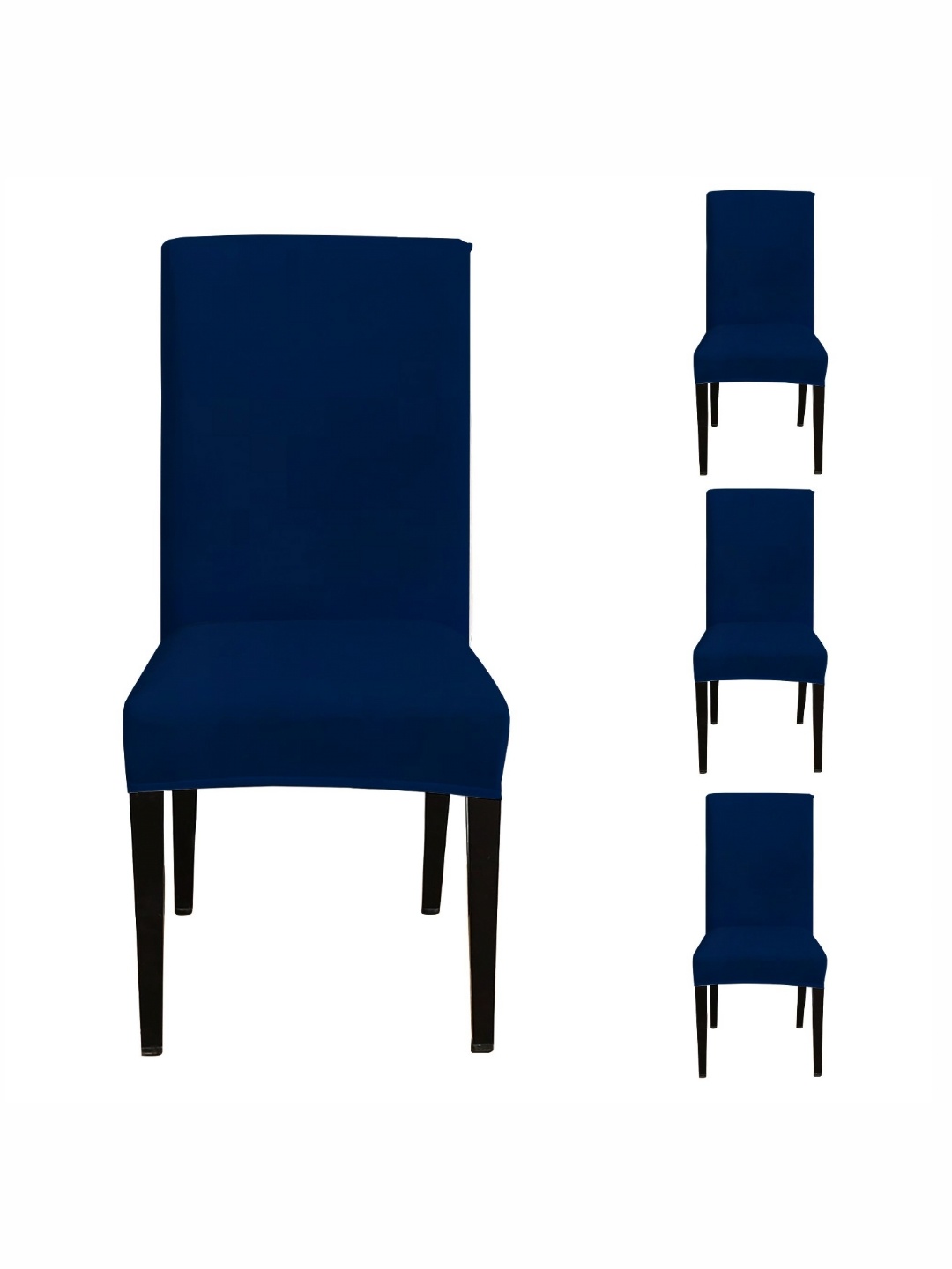 

Eleganta Pack of 4 Navy Blue Stretchable Chair Cover