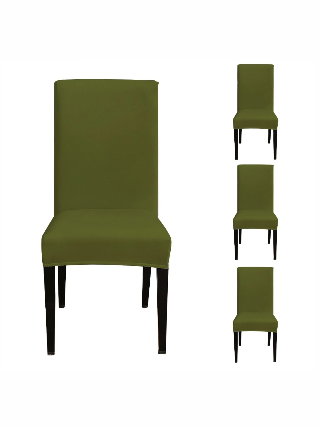 

Eleganta Pack of 4 Olive Chair Cover