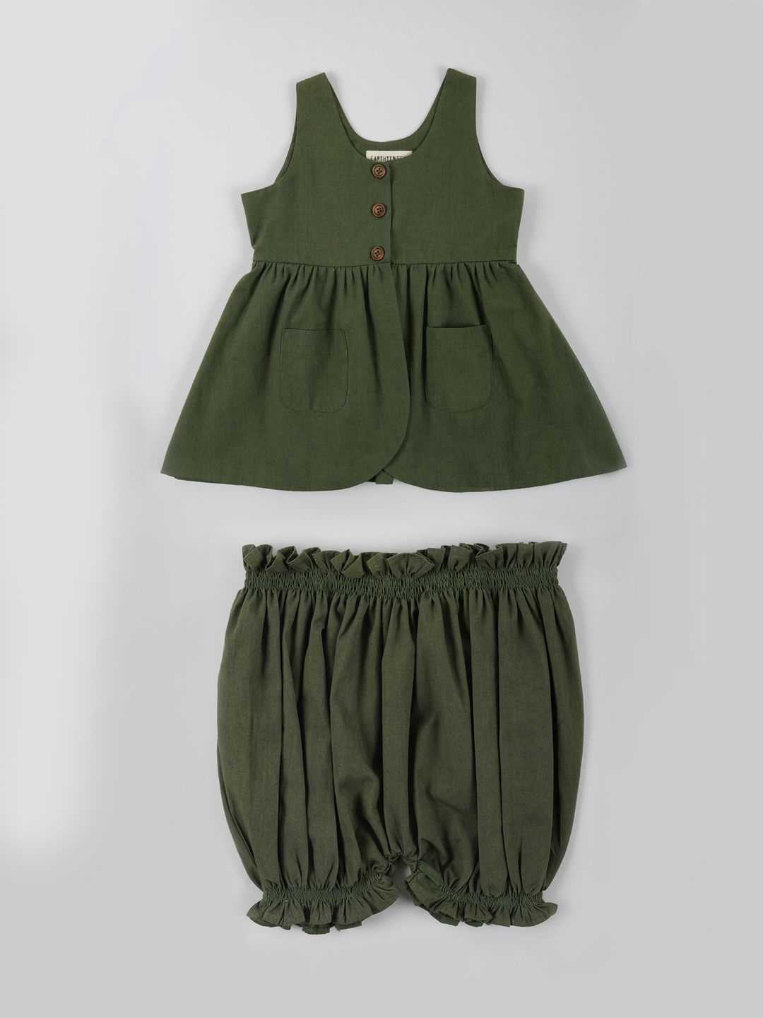 

BAESD Fit & Flare Dress, Green