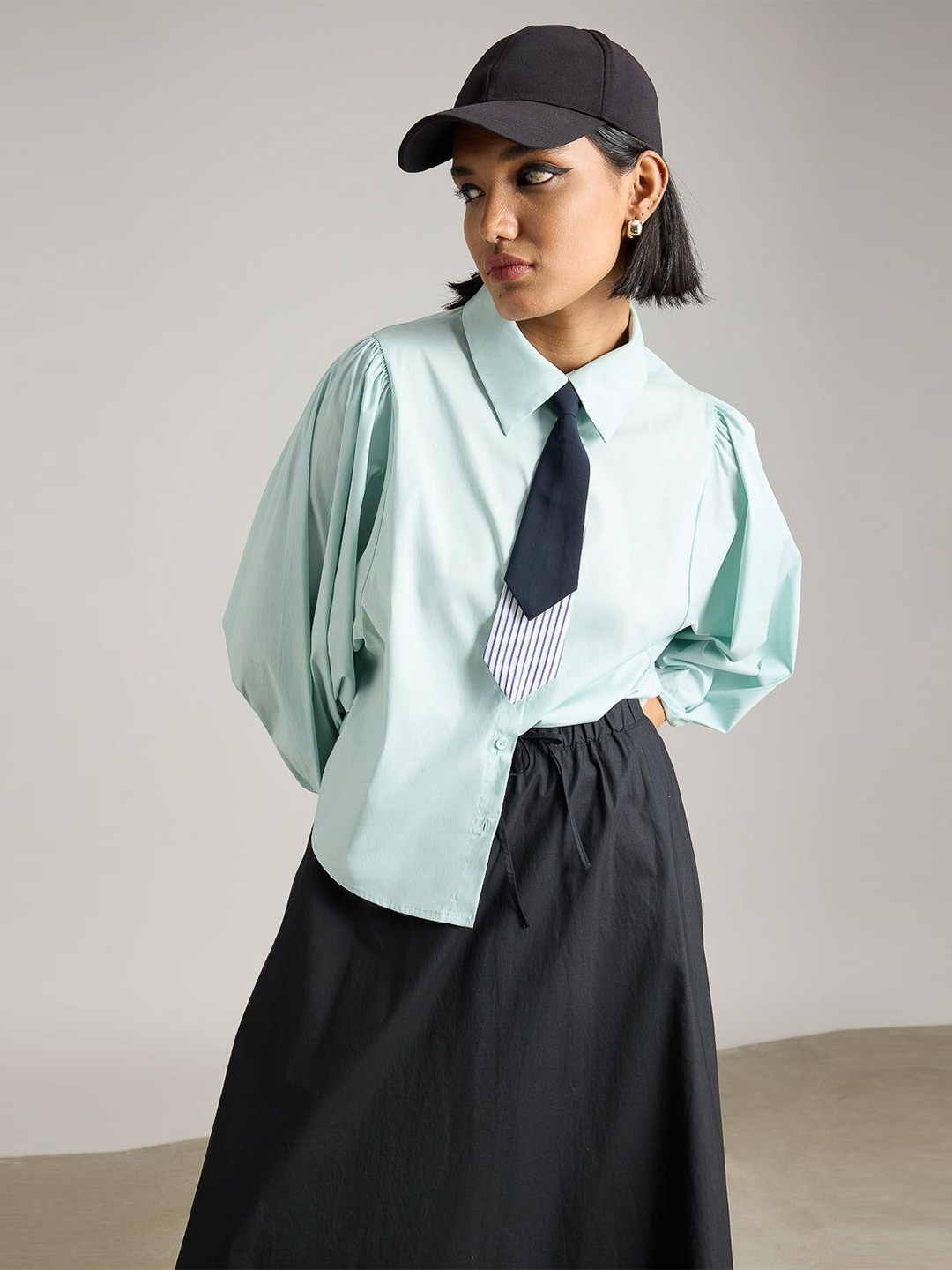 

FREAKINS Women Opaque Casual Shirt, Blue