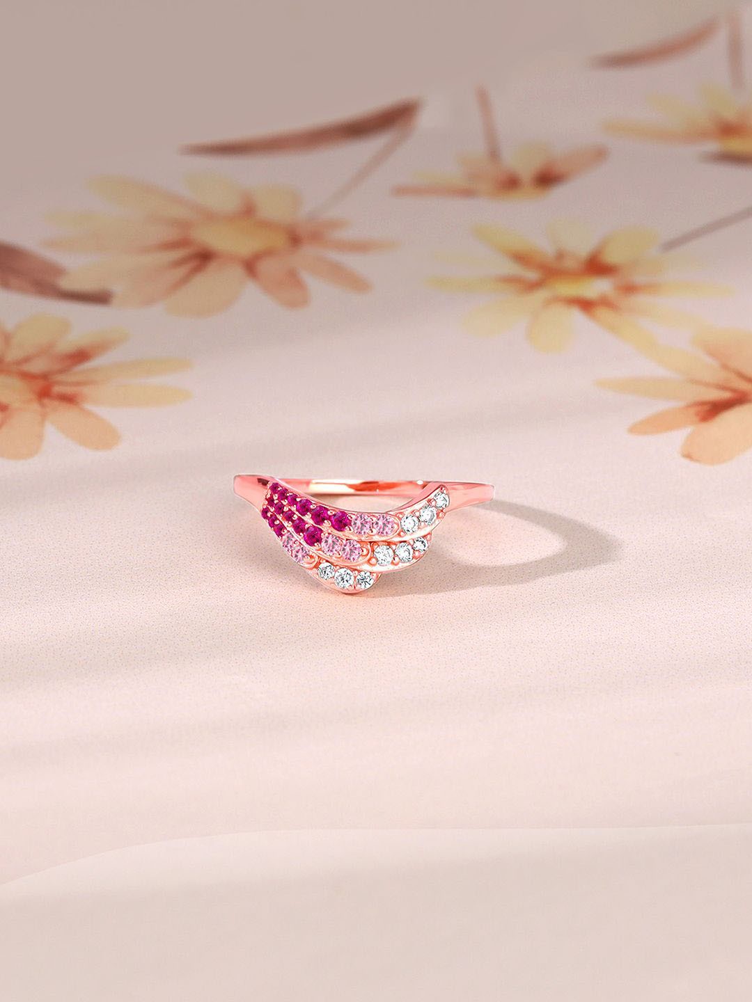 

GIVA Rose Gold-Plated Finger Ring
