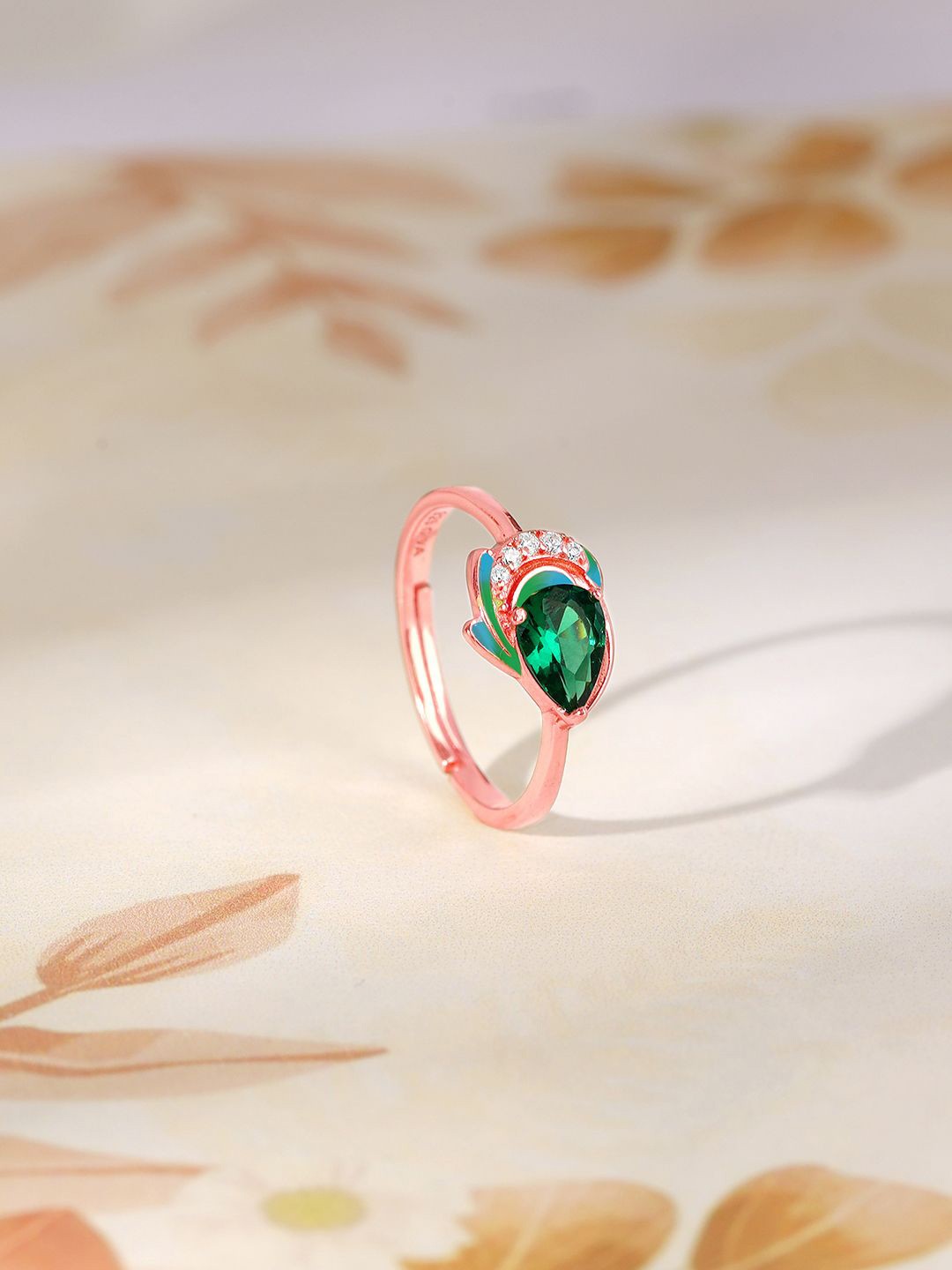 

GIVA 925 Silver Rose Gold-Plated Finger Ring