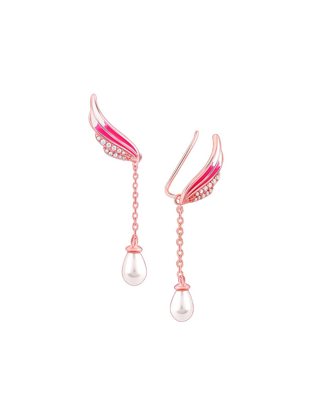

GIVA Contemporary Ear Cuff Earrings, Rose gold