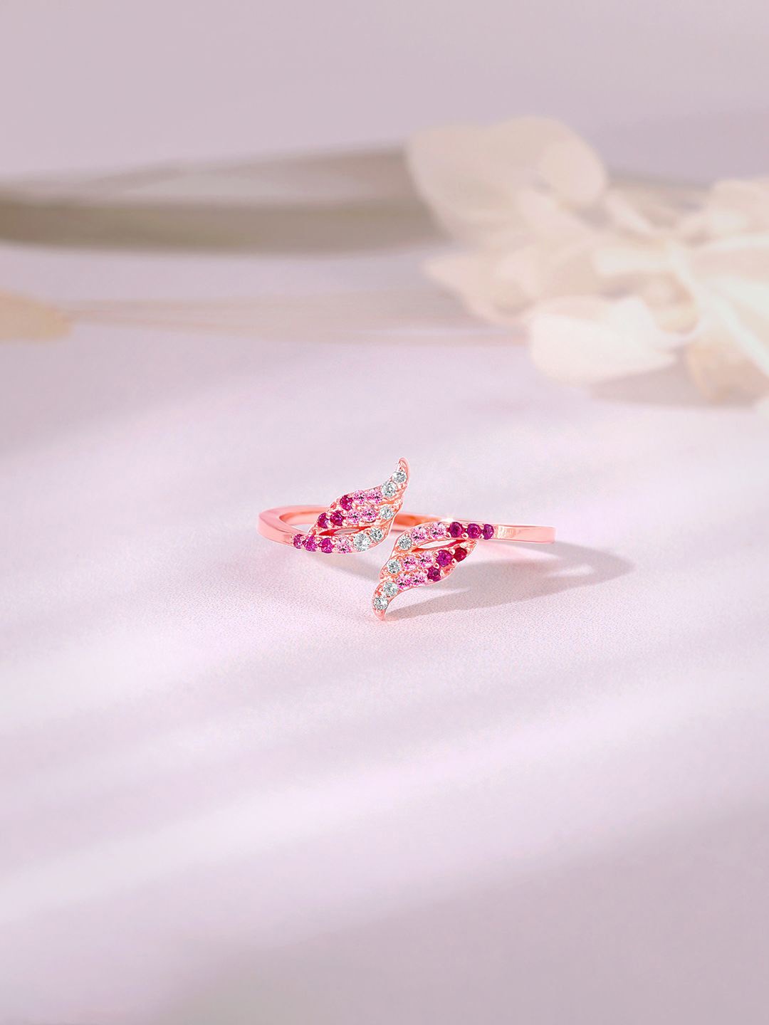 

GIVA 925 Silver Rose Gold Adjustable Finger Ring