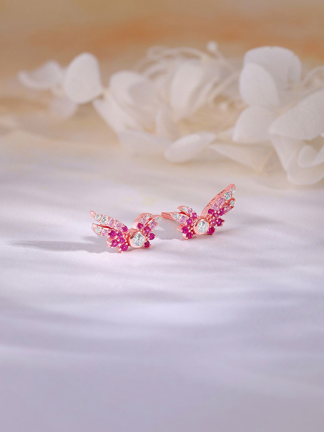 

GIVA Contemporary Studs Earrings, Rose gold
