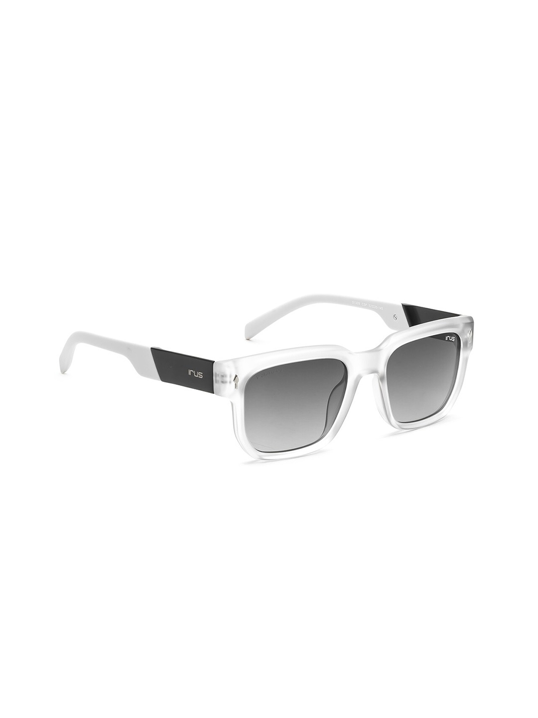 

IRUS by IDEE Men Square Sunglasses with Polarised and UV Protected Lens IRS1309C5PSG, Grey