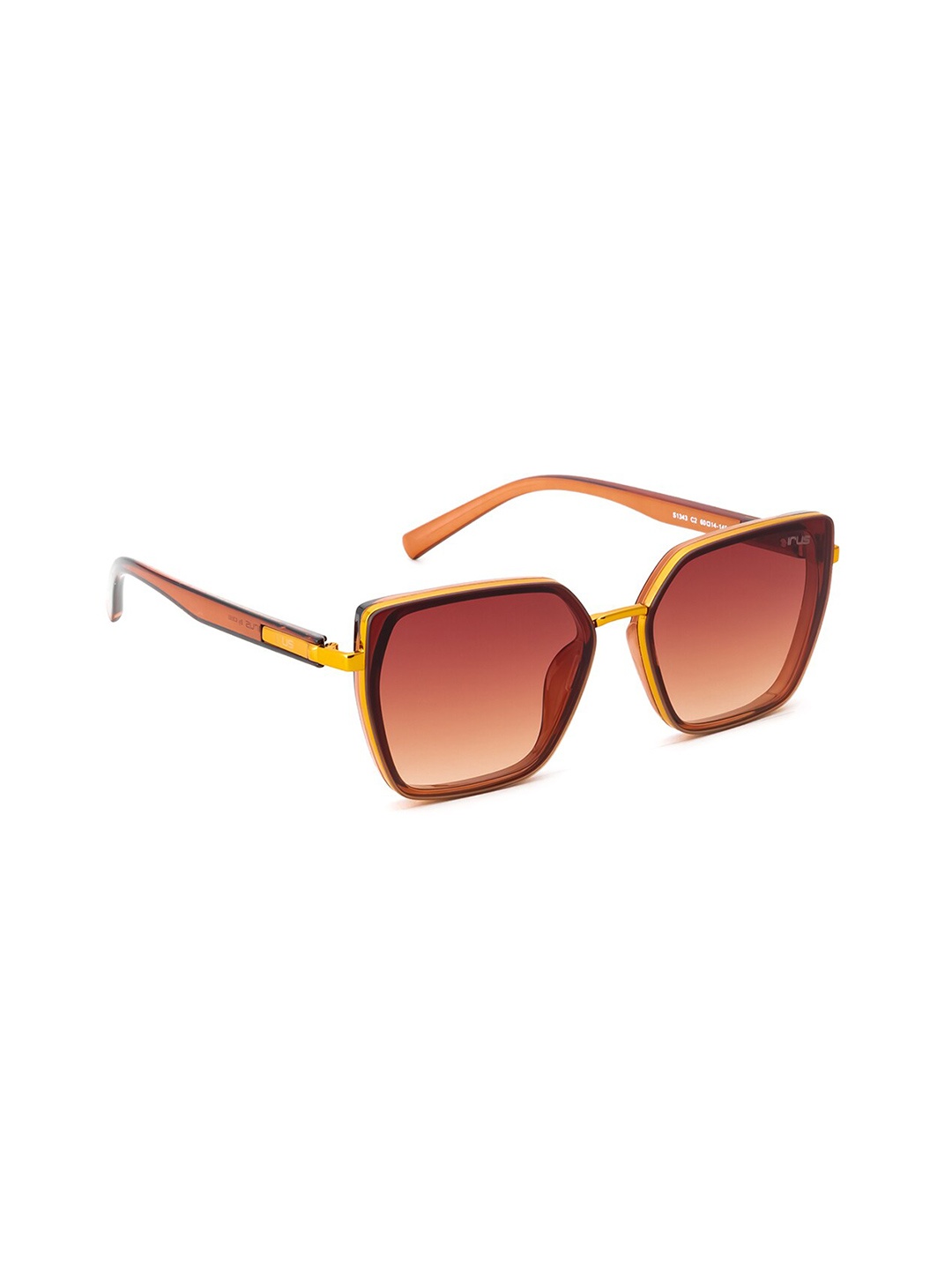 

IRUS by IDEE Women Other Sunglasses with UV Protected Lens IRS1343C2SG, Brown