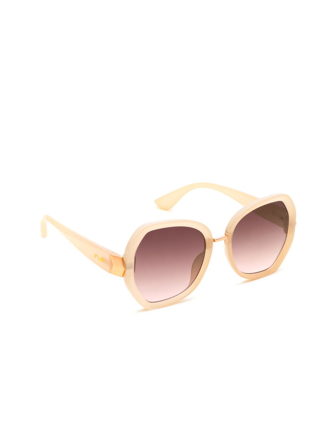 

IRUS by IDEE Women Butterfly Sunglasses with UV Protected Lens IRS1371C5SG, Brown