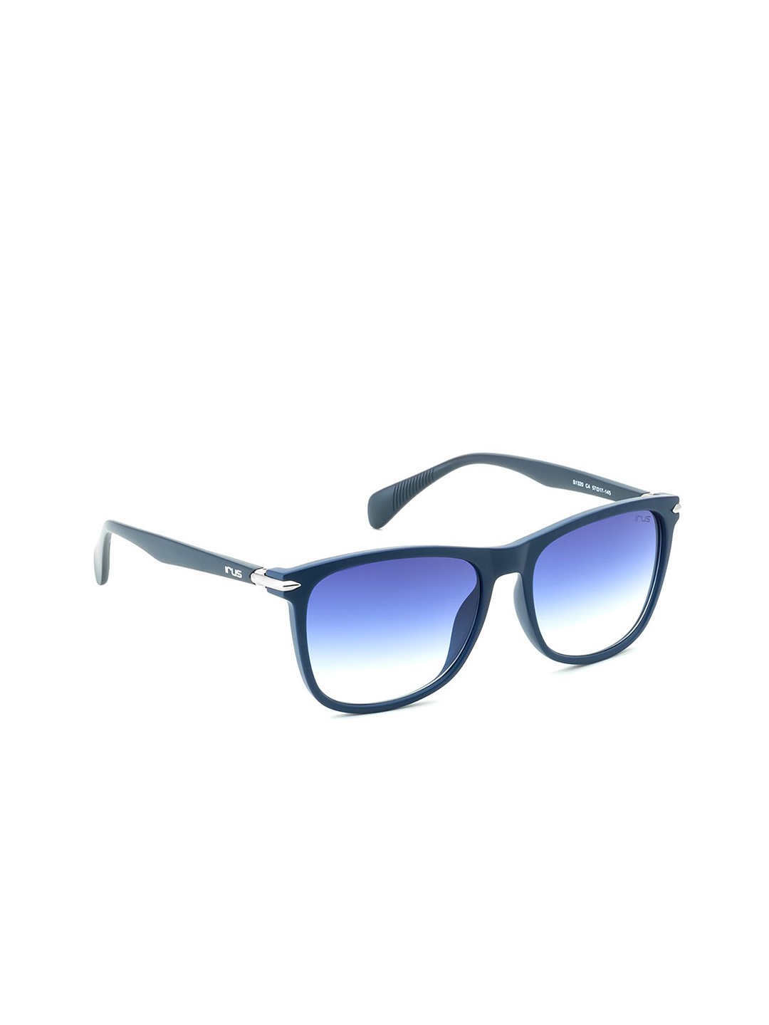 

IRUS by IDEE Men Square Sunglasses with UV Protected Lens IRS1320C4SG, Blue
