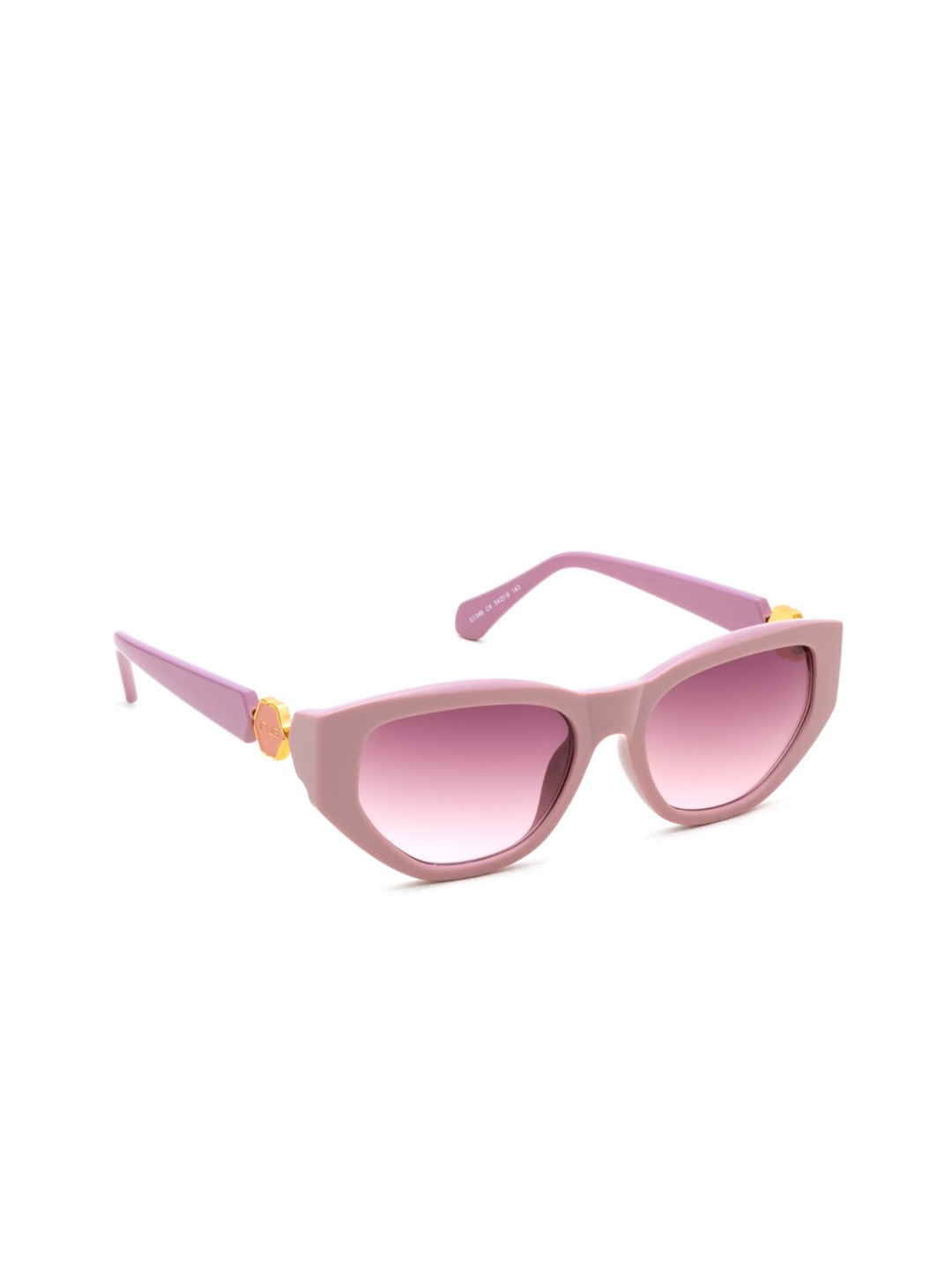 

IRUS by IDEE Women Oval Sunglasses with UV Protected Lens IRS1349C4SG, Pink