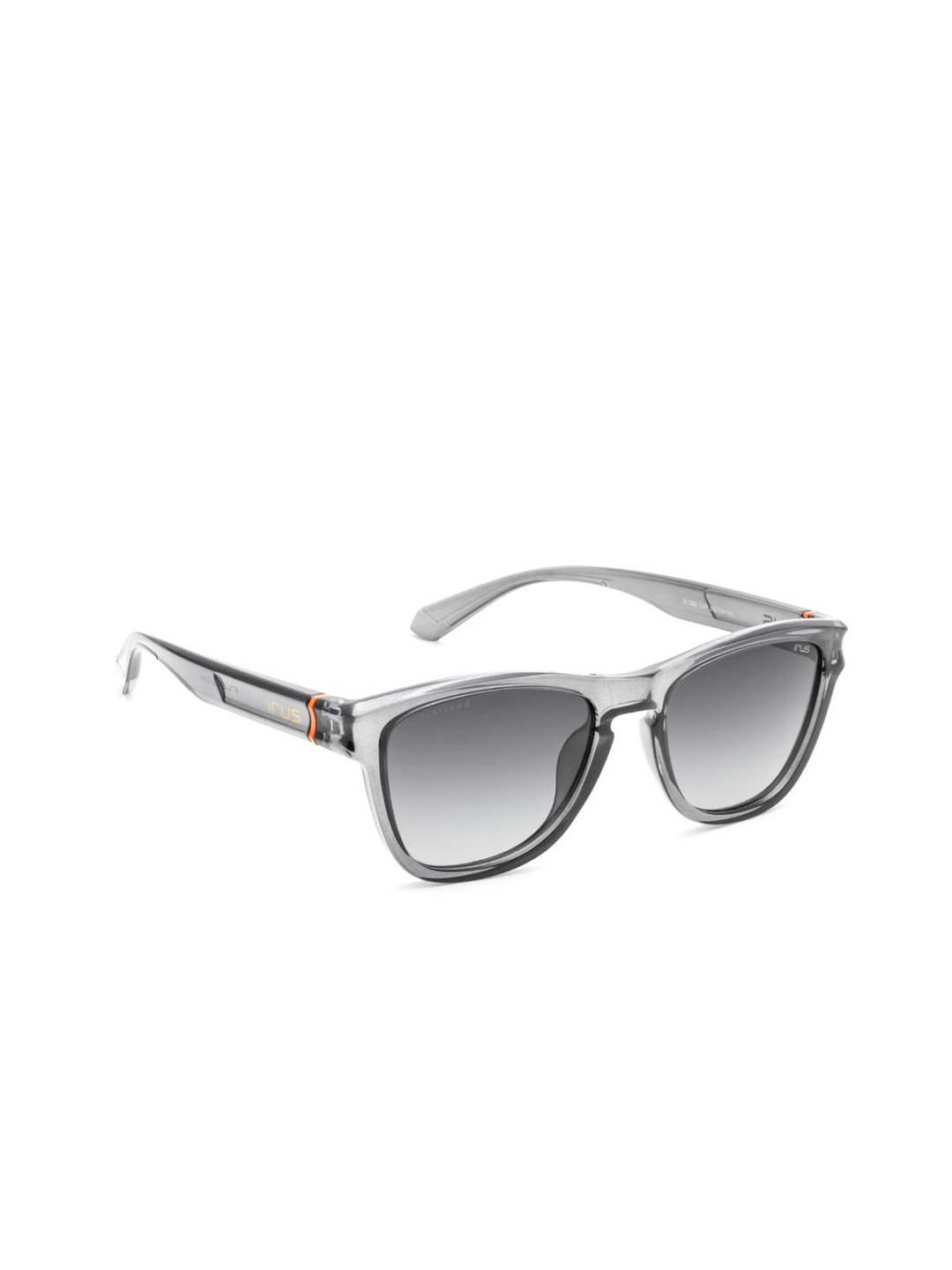 

IRUS by IDEE Men Wayfarer Sunglasses with Polarised and UV Protected Lens IRS1360C4PSG, Grey