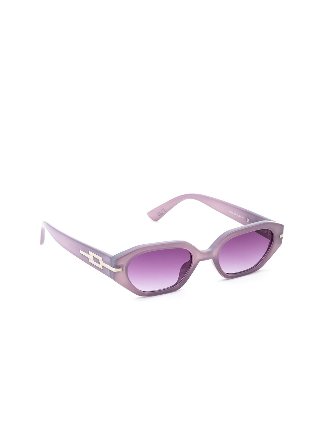 

IRUS by IDEE Women Oval Sunglasses with UV Protected Lens IRS1369C2SG, Purple