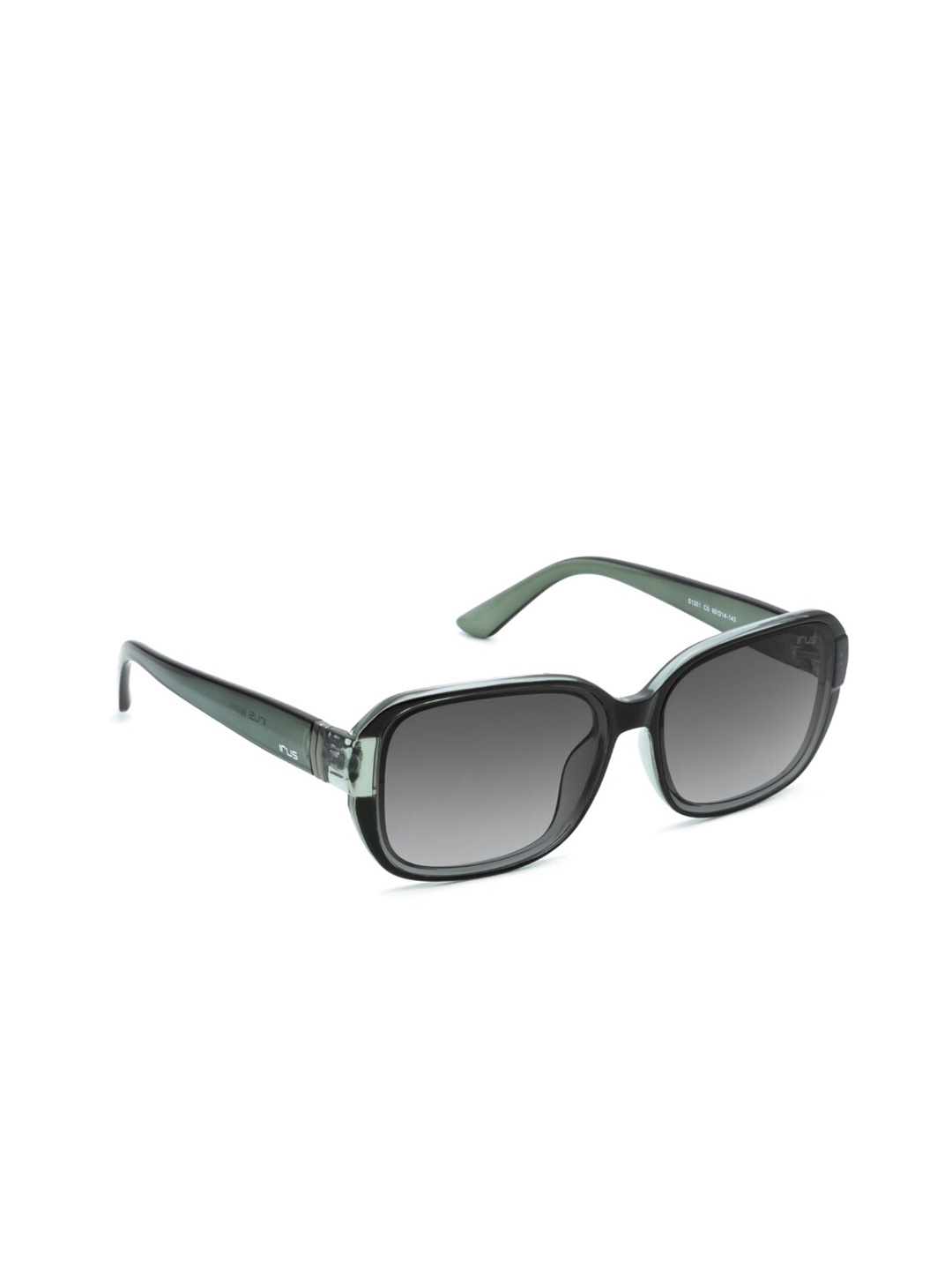 

IRUS by IDEE Women Oval Sunglasses with UV Protected Lens IRS1351C5SG, Grey