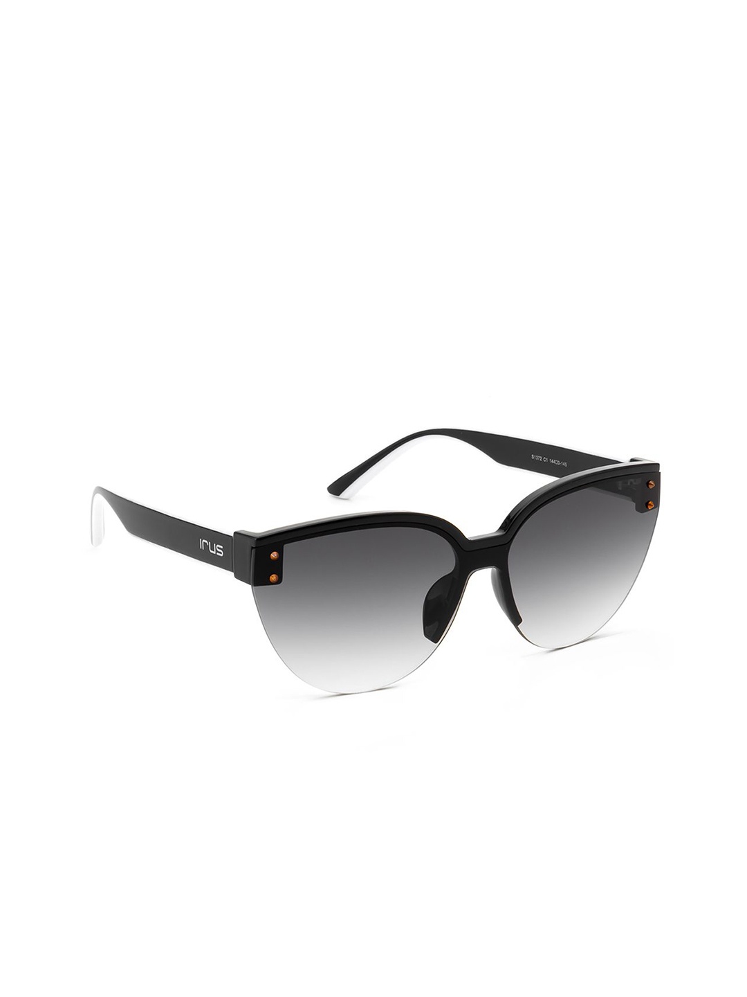 

IRUS by IDEE Women Cateye Sunglasses with UV Protected Lens IRS1372C1SG, Grey