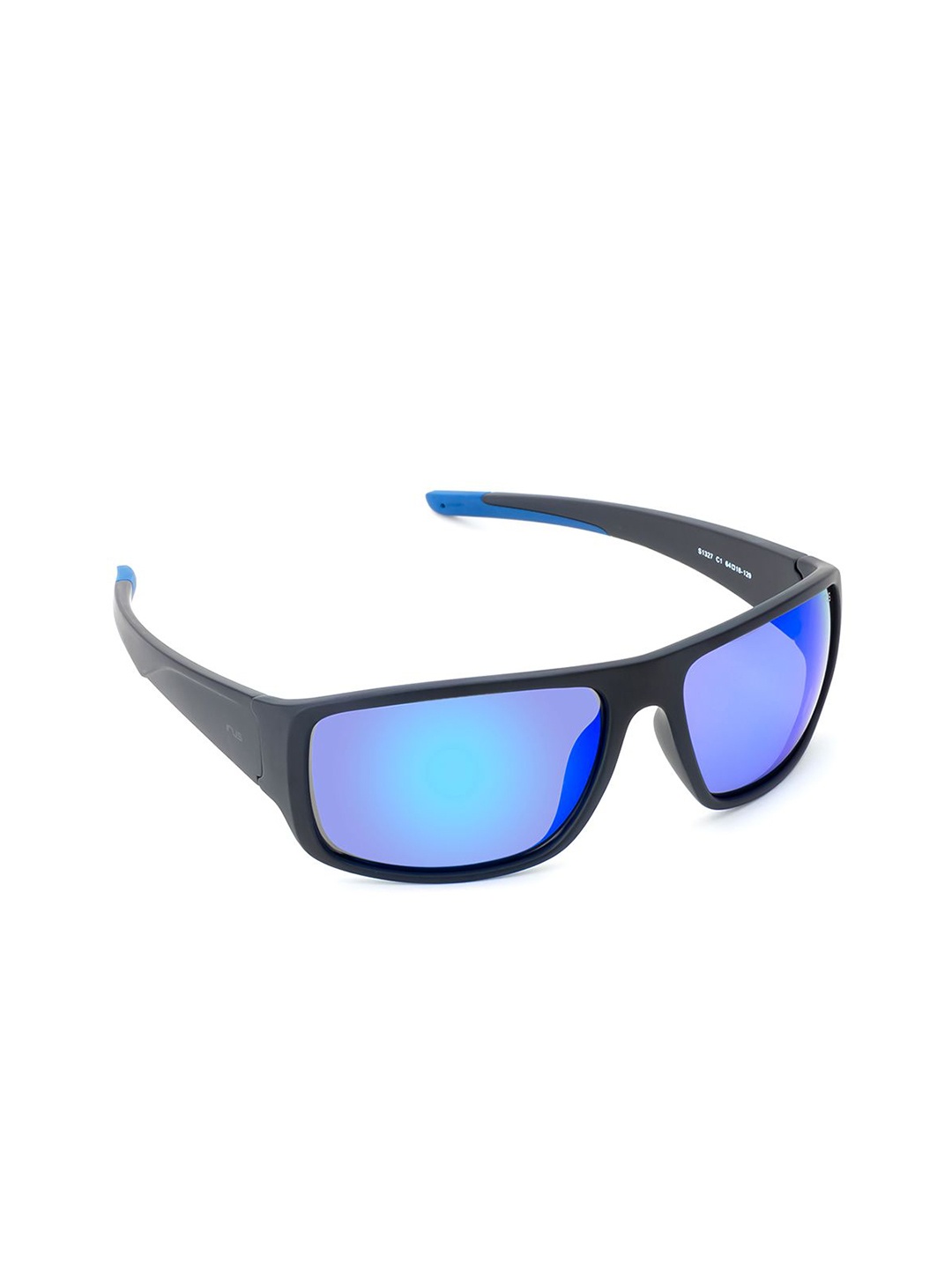 

IRUS by IDEE Men Sports Sunglasses with UV Protected Lens IRS1327C1SG-, Blue