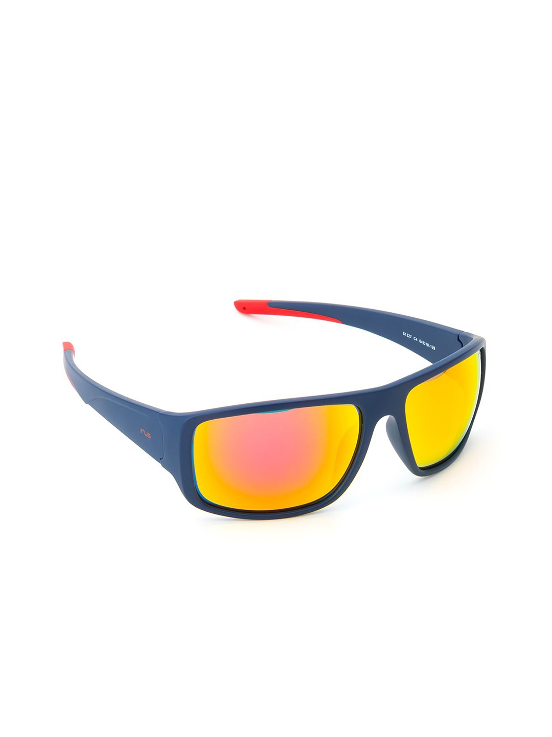 

IRUS by IDEE Men Sports Sunglasses with UV Protected Lens IRS1327C3SG, Orange