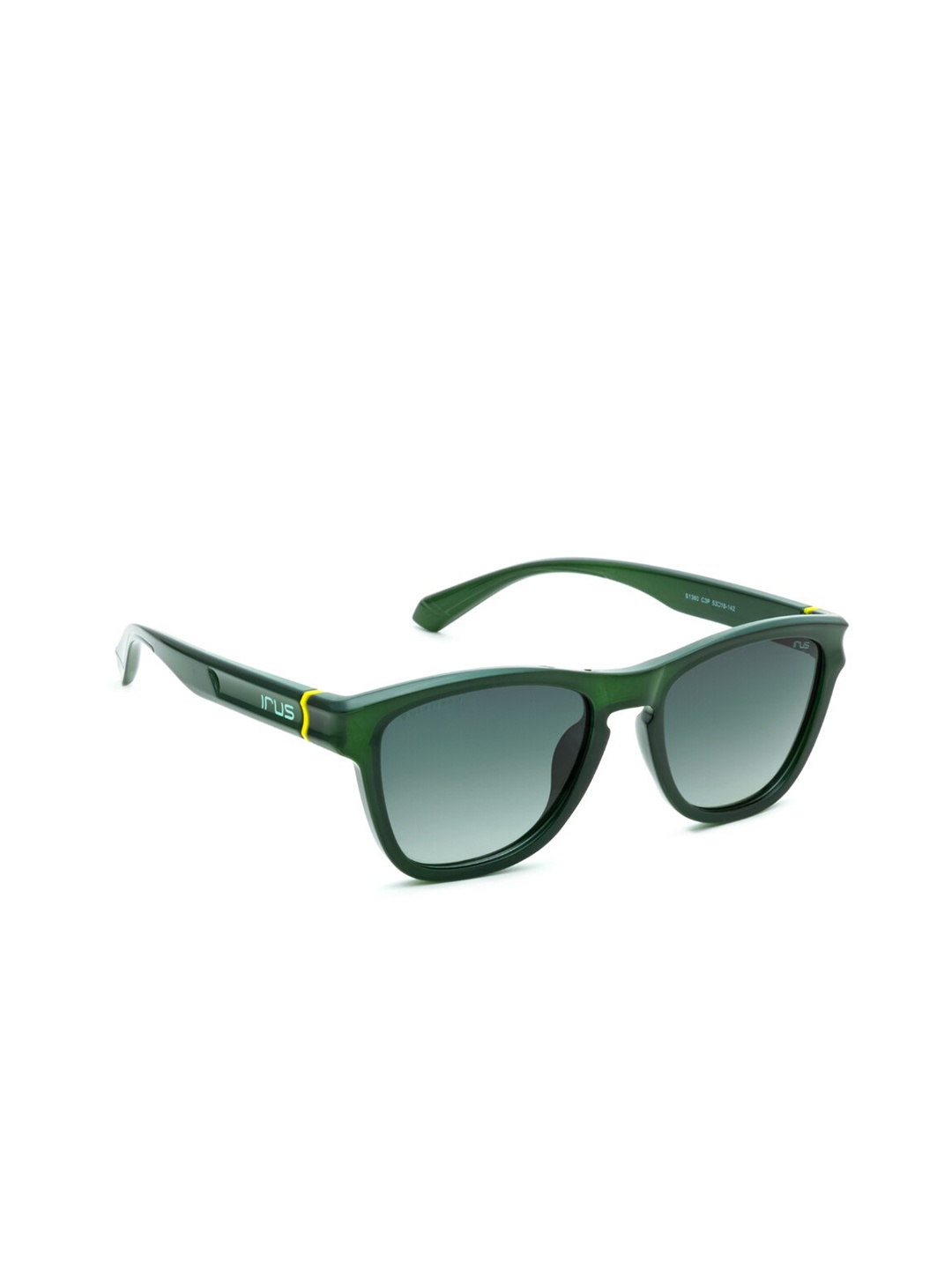 

IRUS by IDEE Men Wayfarer Sunglasses with Polarised and UV Protected Lens IRS1360C3PSG, Green