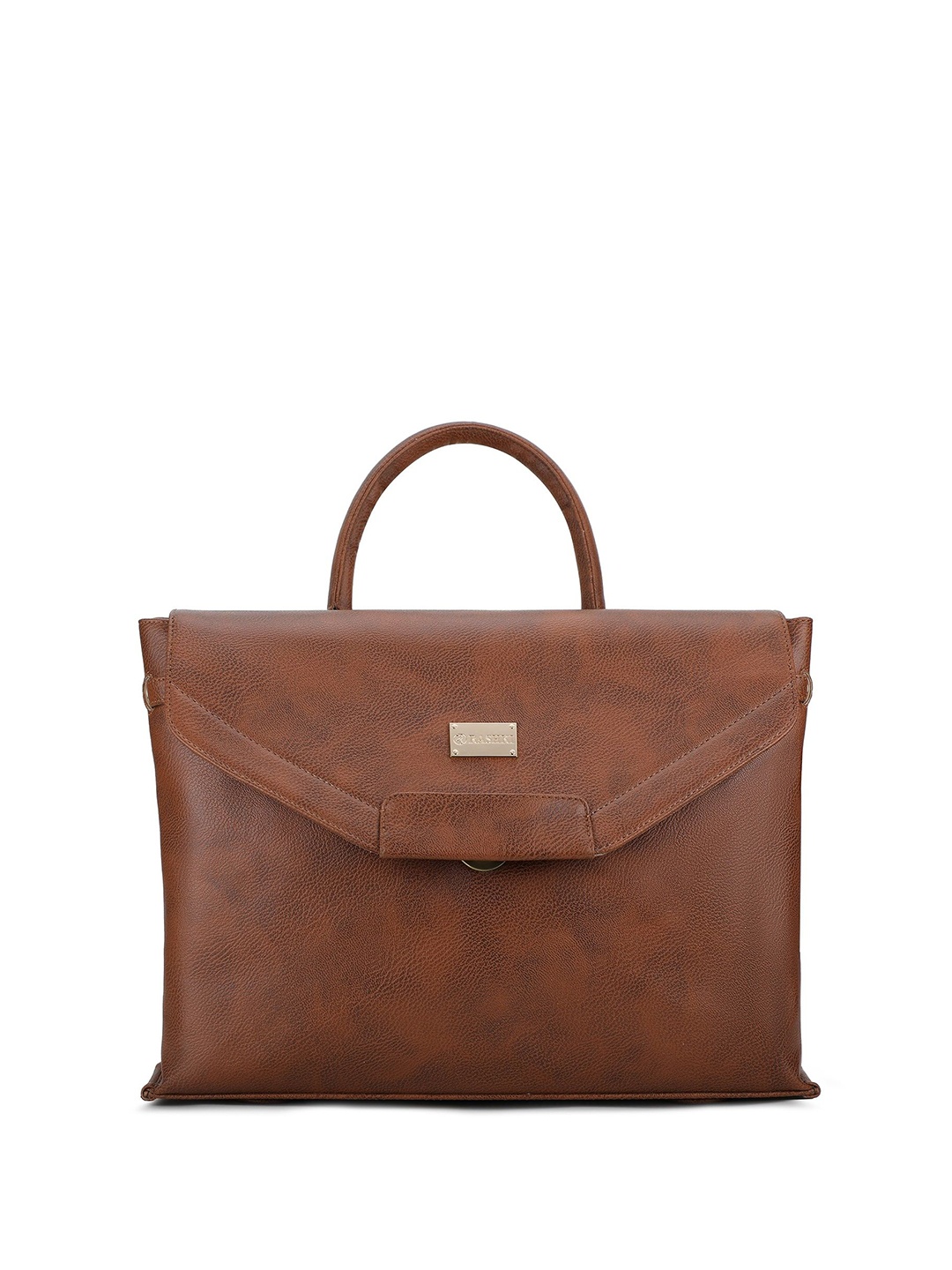 

RASHKI Women 16 Inch Laptop Bag, Tan