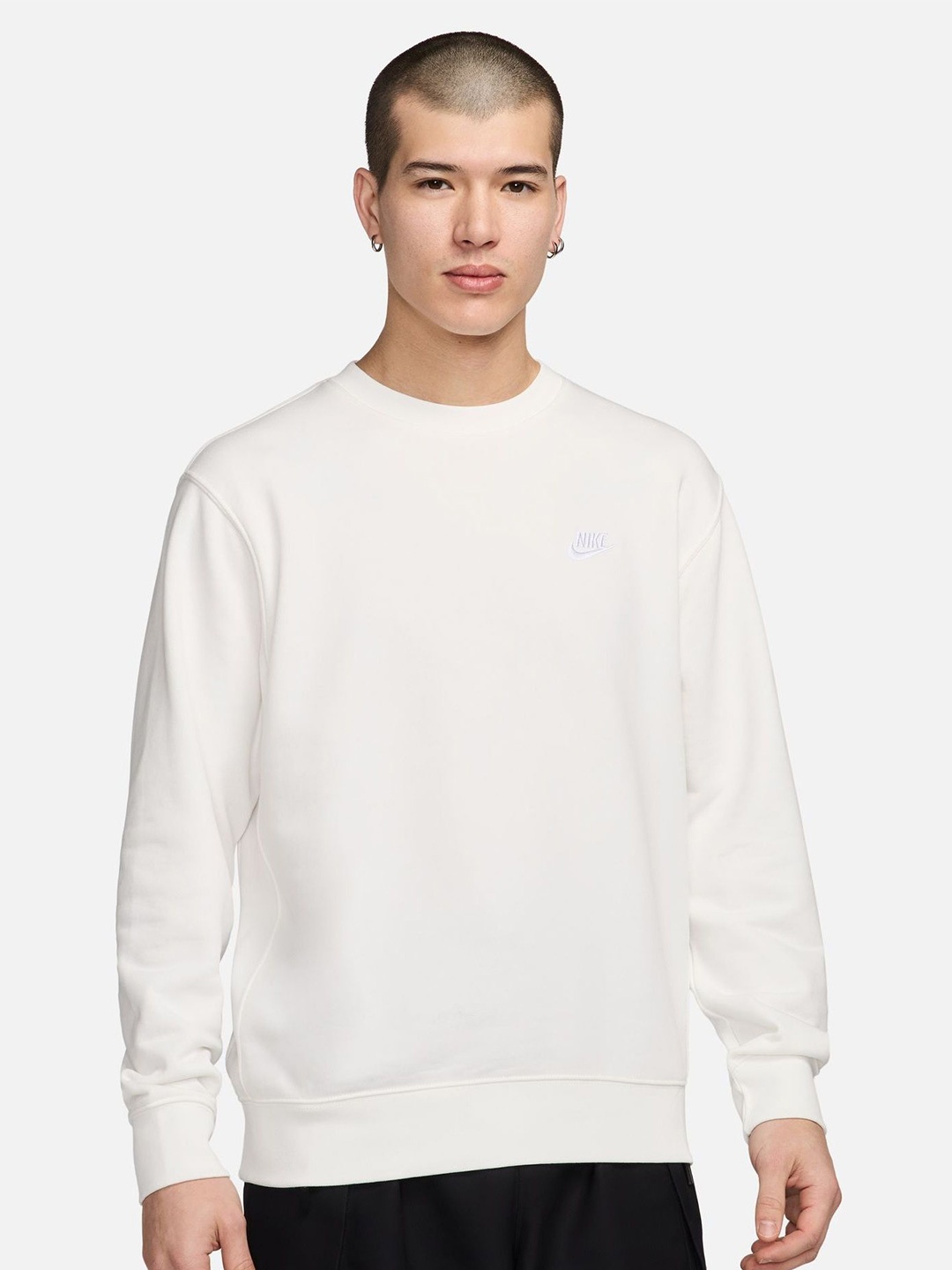 

Nike Sportswear Club Men's French Terry Crew, White