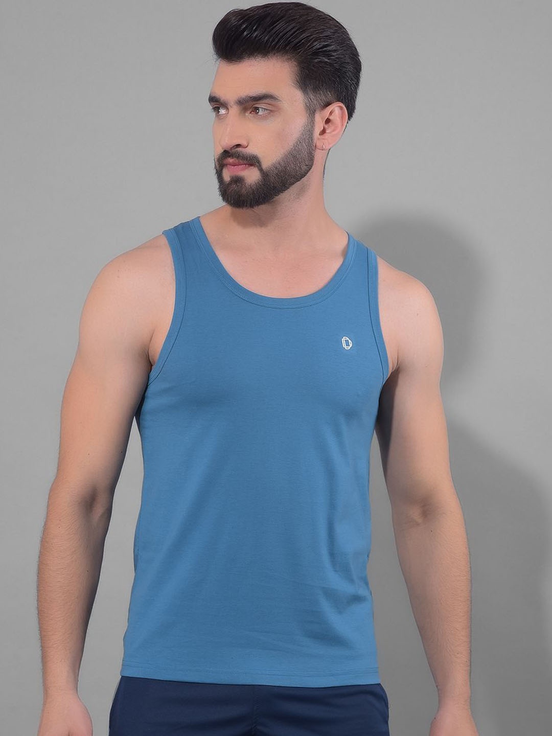 

Dollar Printed Gym Vest AMTT-105-PO1-BLUST, Blue