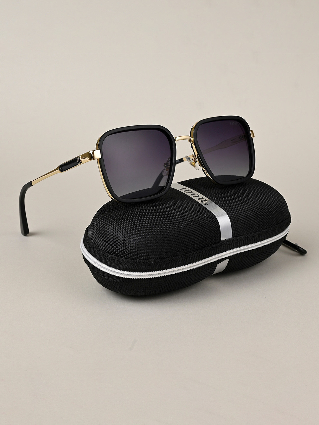 

IDOR Unisex Square Sunglasses with Polarised Lens ID-58462-C6, Grey