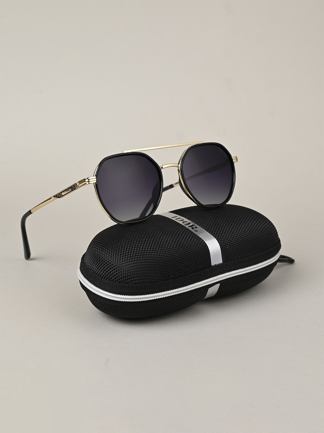

IDOR Unisex Round Sunglasses with Polarised Lens ID-58457-C3, Grey