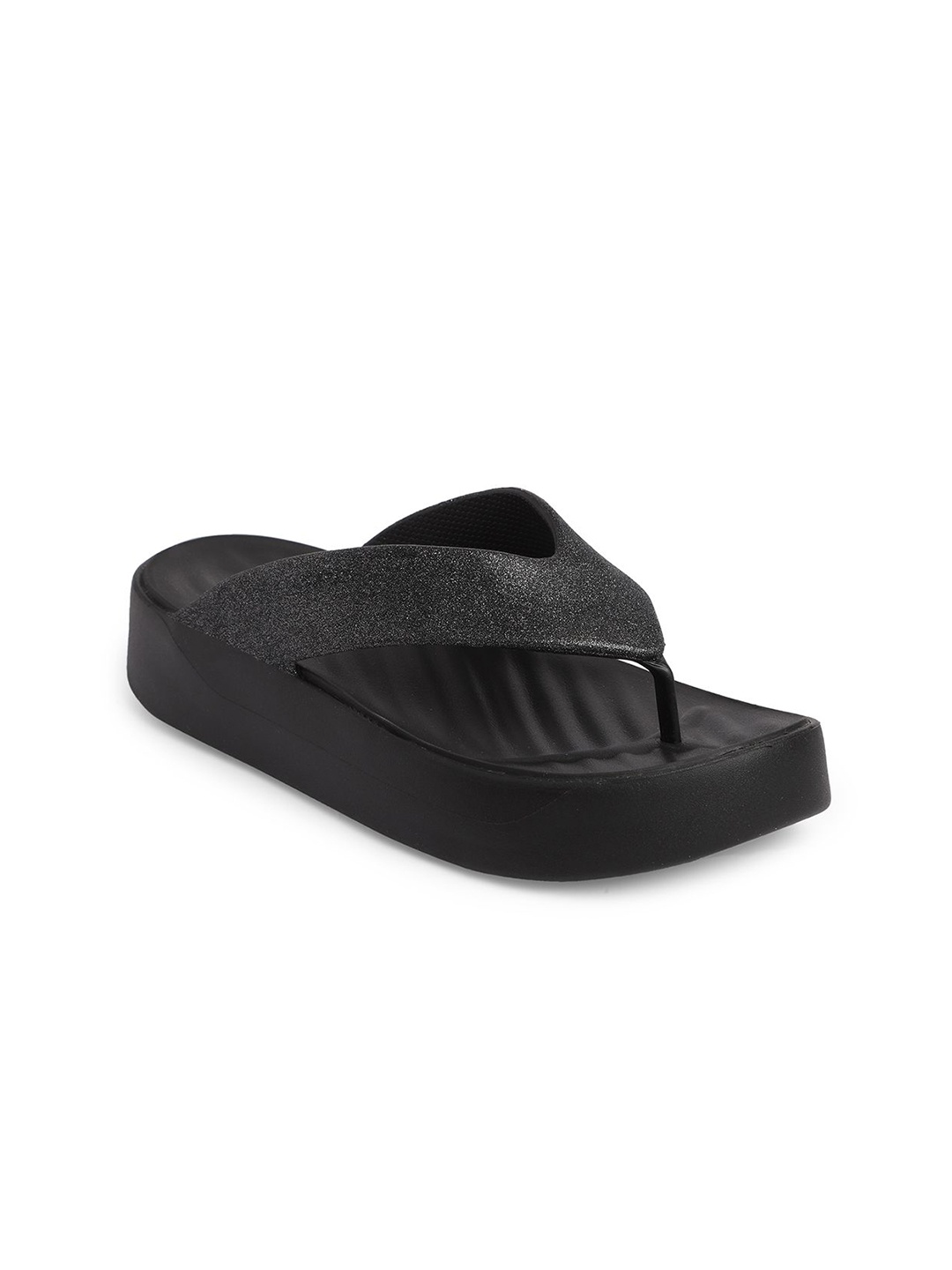 

Crocs Women Croslite Thong Flip-Flops, Black