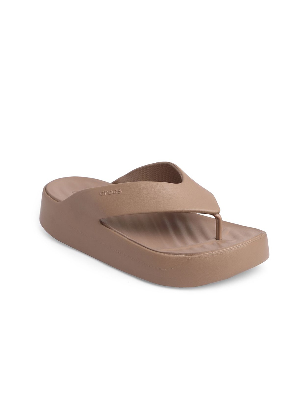 

Crocs Women Croslite Thong Flip-Flops, Brown