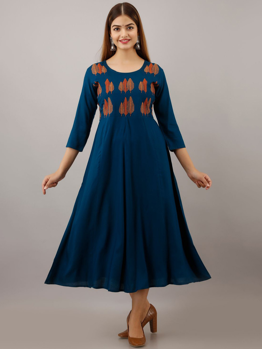 

Arudhi Women Anarkali Kurta, Blue