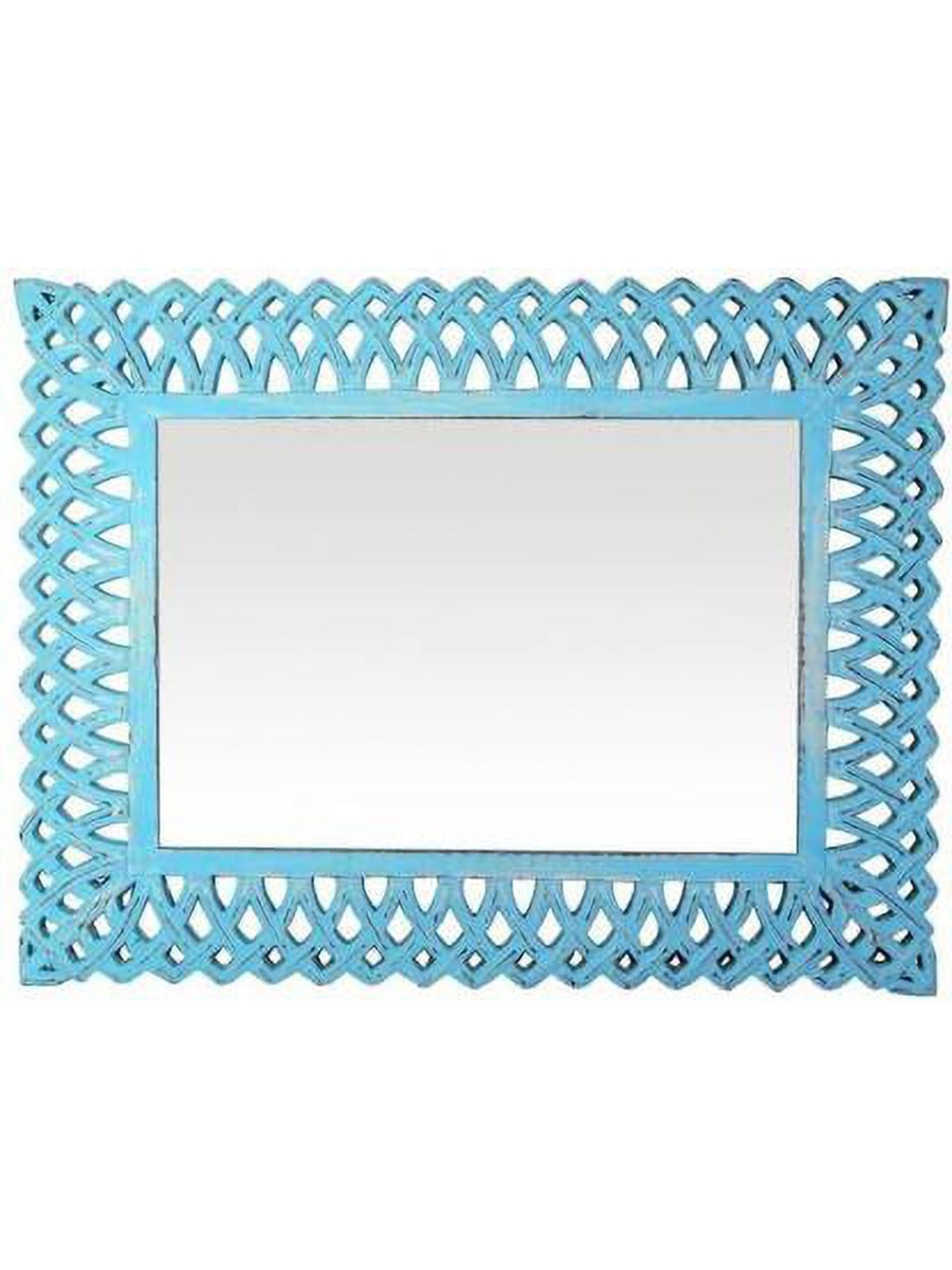 

VAS collection home Blue Wood Square Wall Mirrors
