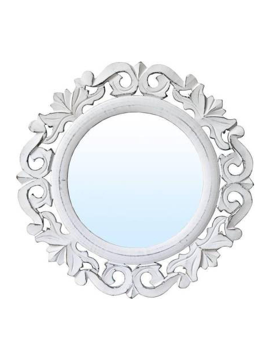 

VAS collection home Oval Shape Wall Mirror, White