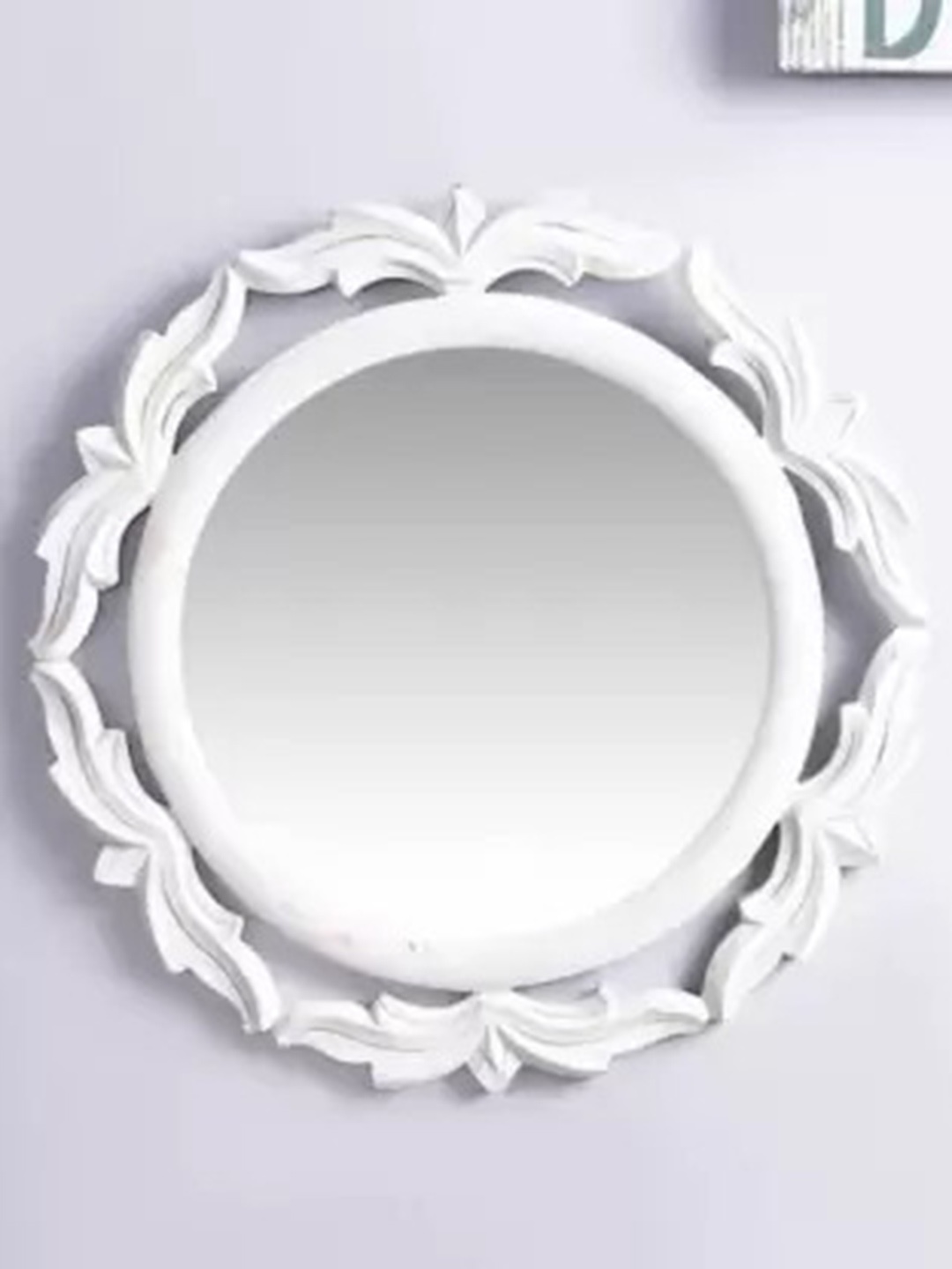 

VAS collection home Wood Round Wall Mirrors, White