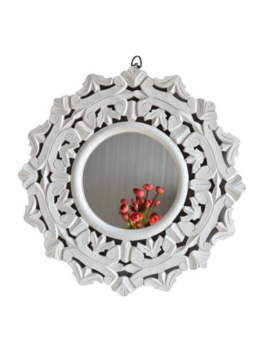 

VAS collection home Wood Round Wall Mirrors, White