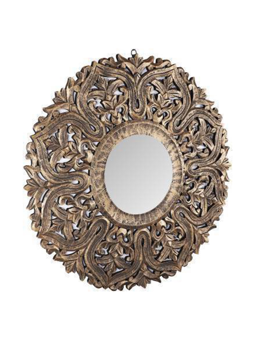 

VAS collection home Bronze Wall Self Design Wooden Mirror Frame